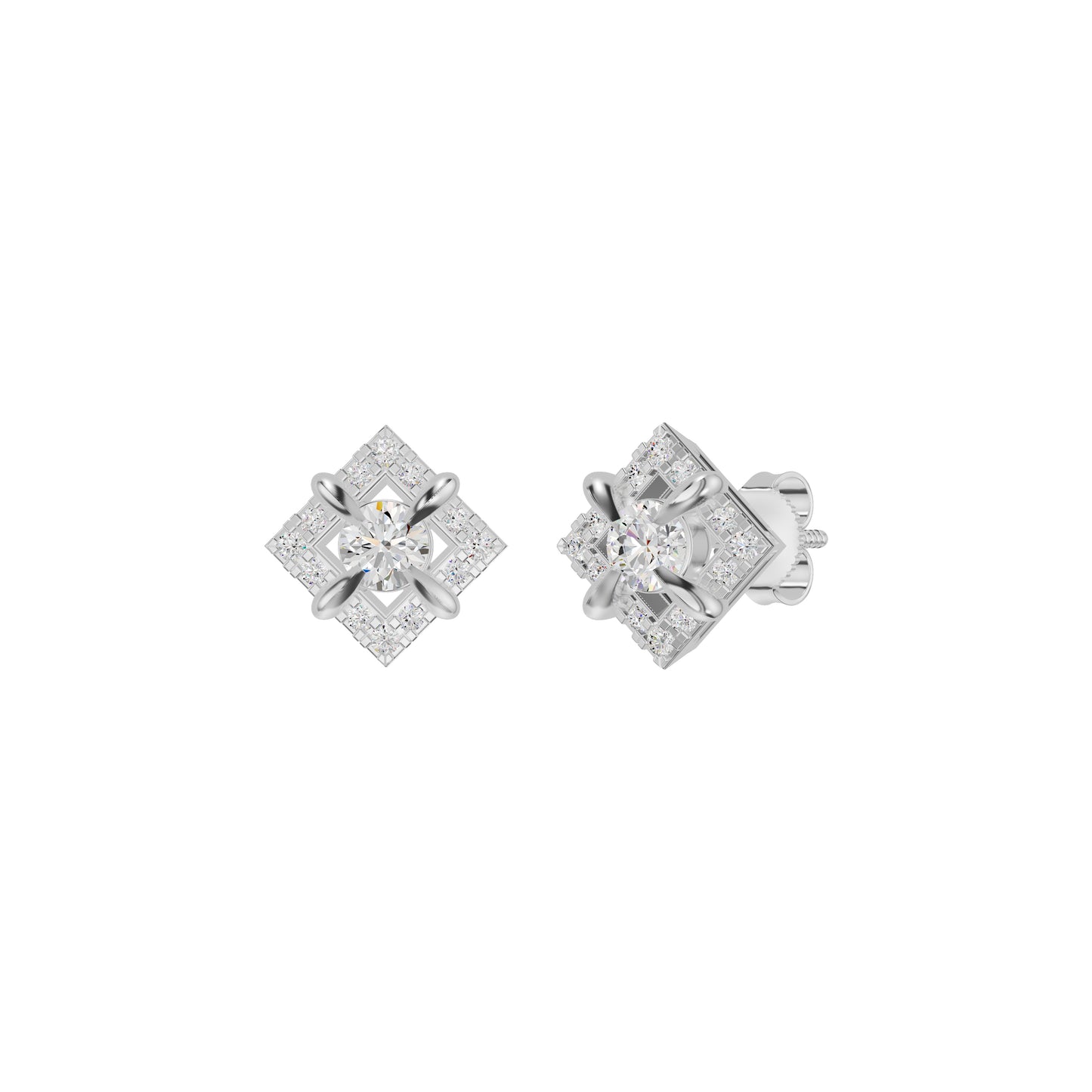 ID-LGERA25829XX 18 KT / White Gold