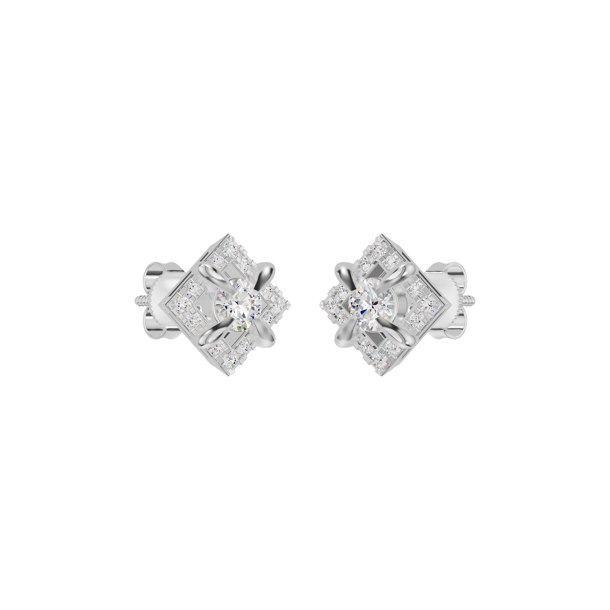 ID-LGERA25829XX 18 KT / White Gold
