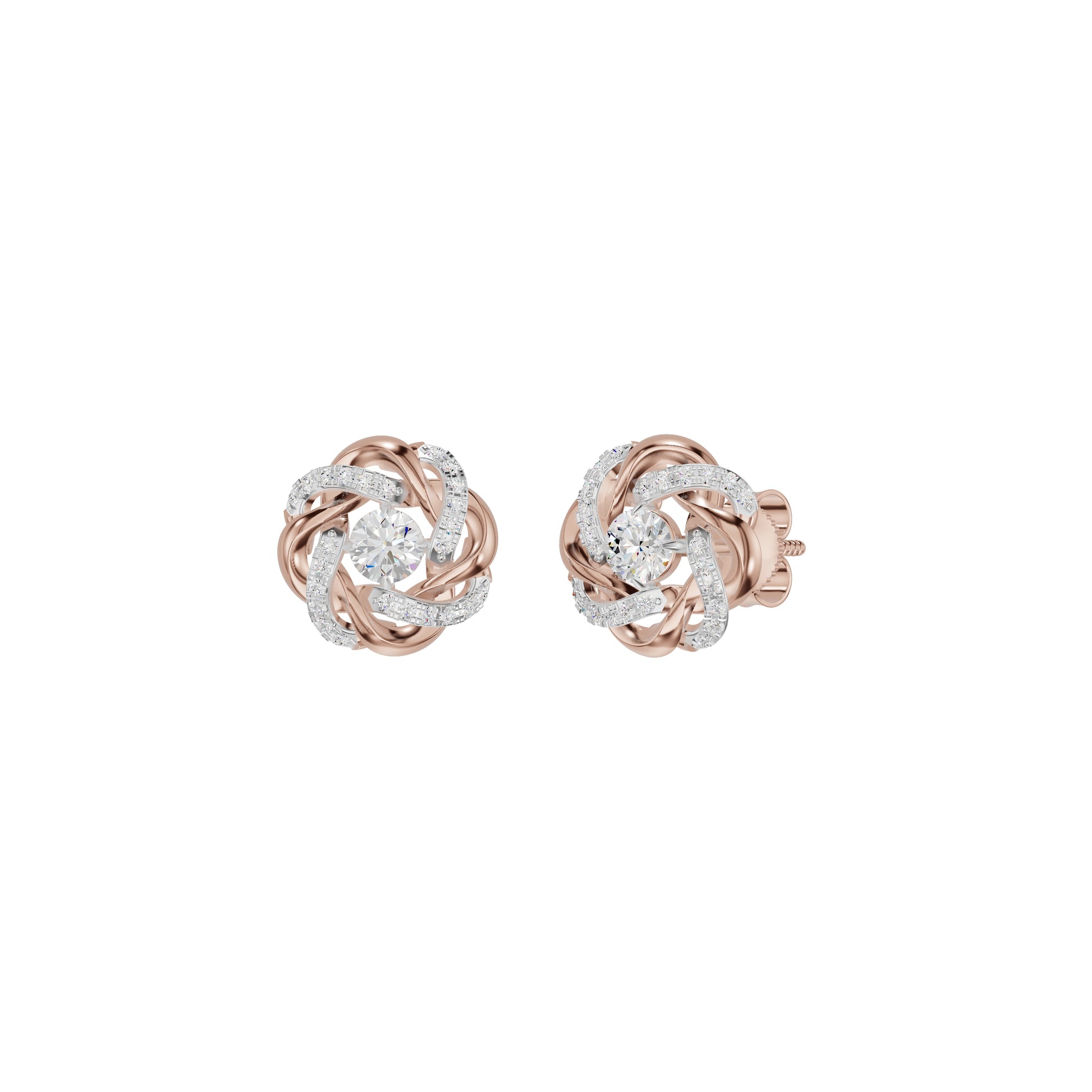 ID-LGERA25830XX 18 KT / Rose Gold
