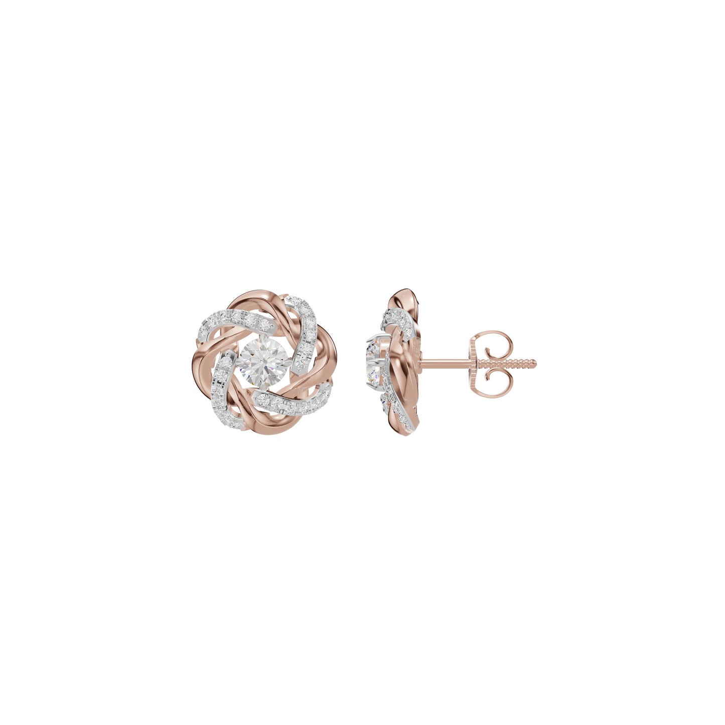 ID-LGERA25830XX 18 KT / Rose Gold
