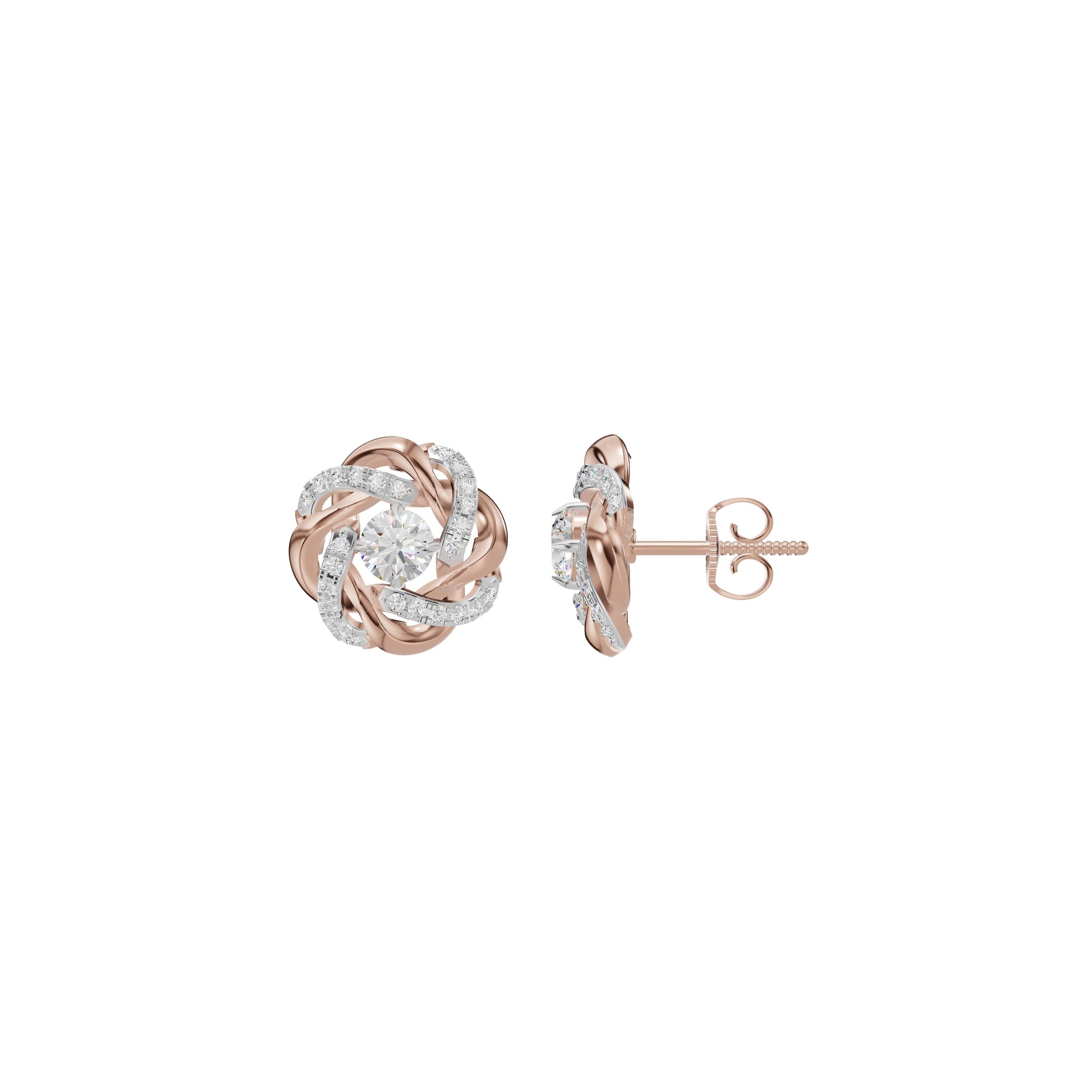 ID-LGERA25830XX 18 KT / Rose Gold