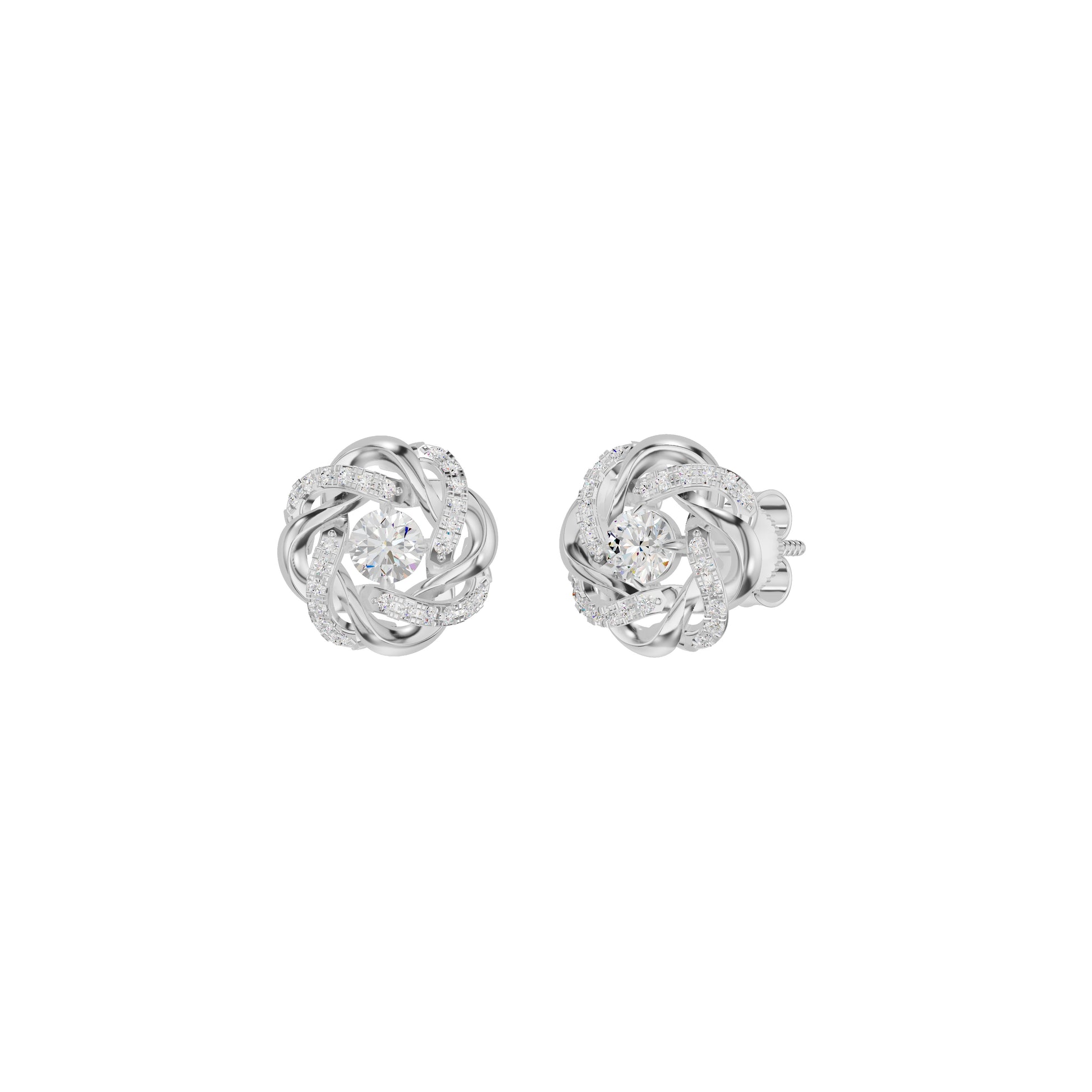 ID-LGERA25830XX 18 KT / White Gold