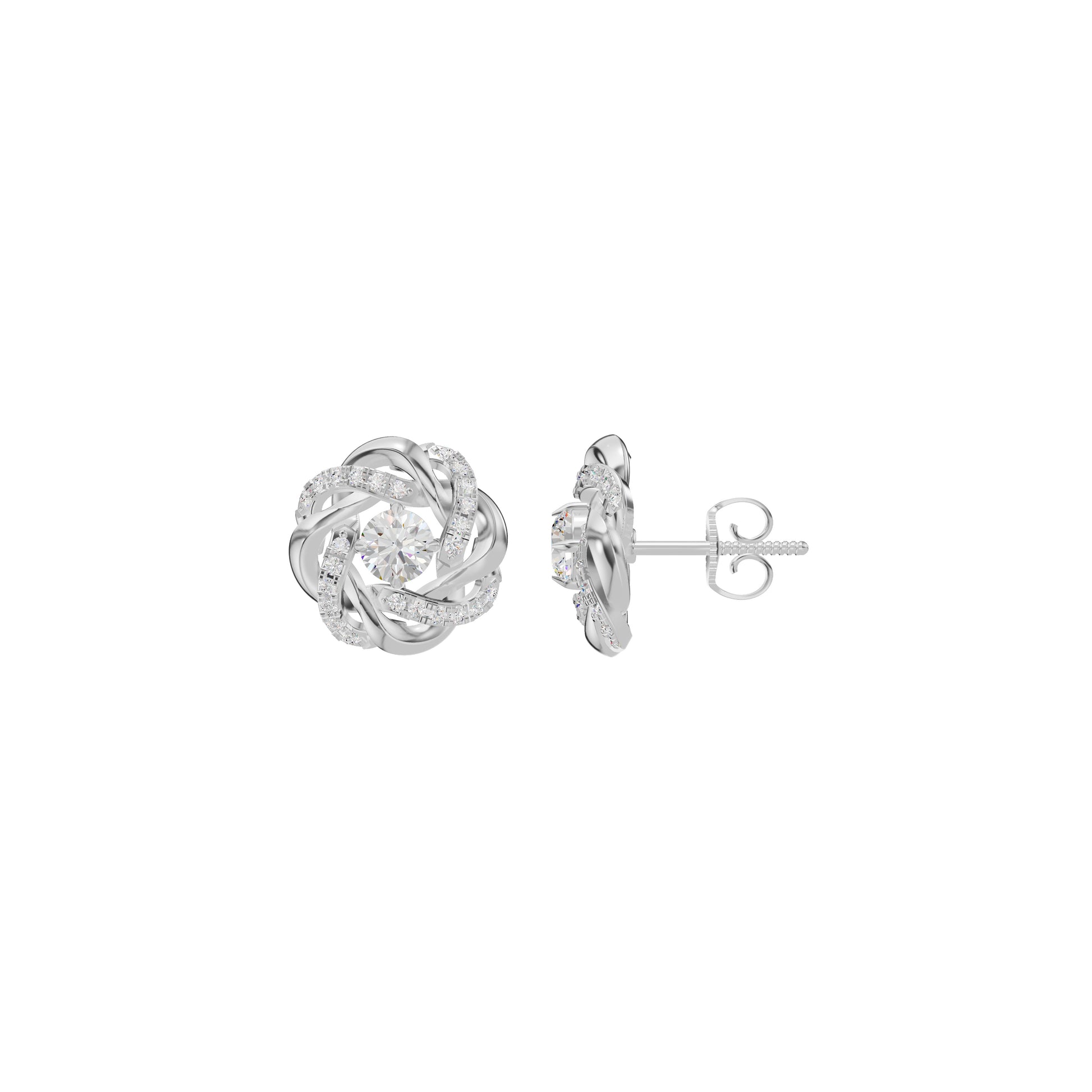 ID-LGERA25830XX 18 KT / White Gold