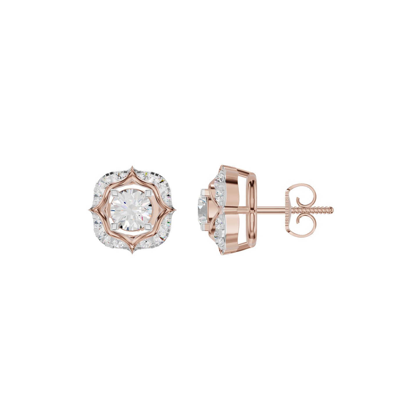 ID-LGERA25831XX 18 KT / Rose Gold
