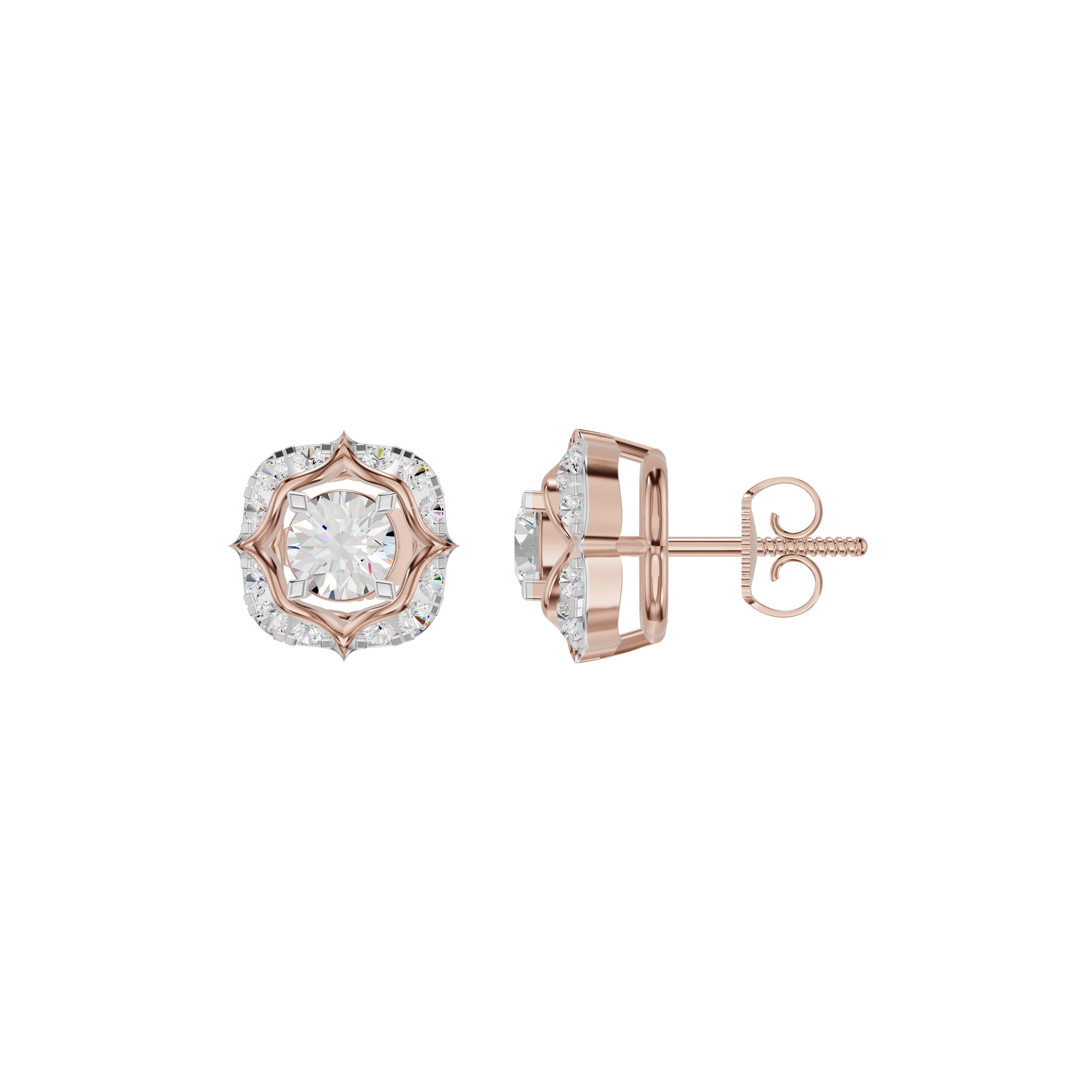 ID-LGERA25831XX 18 KT / Rose Gold