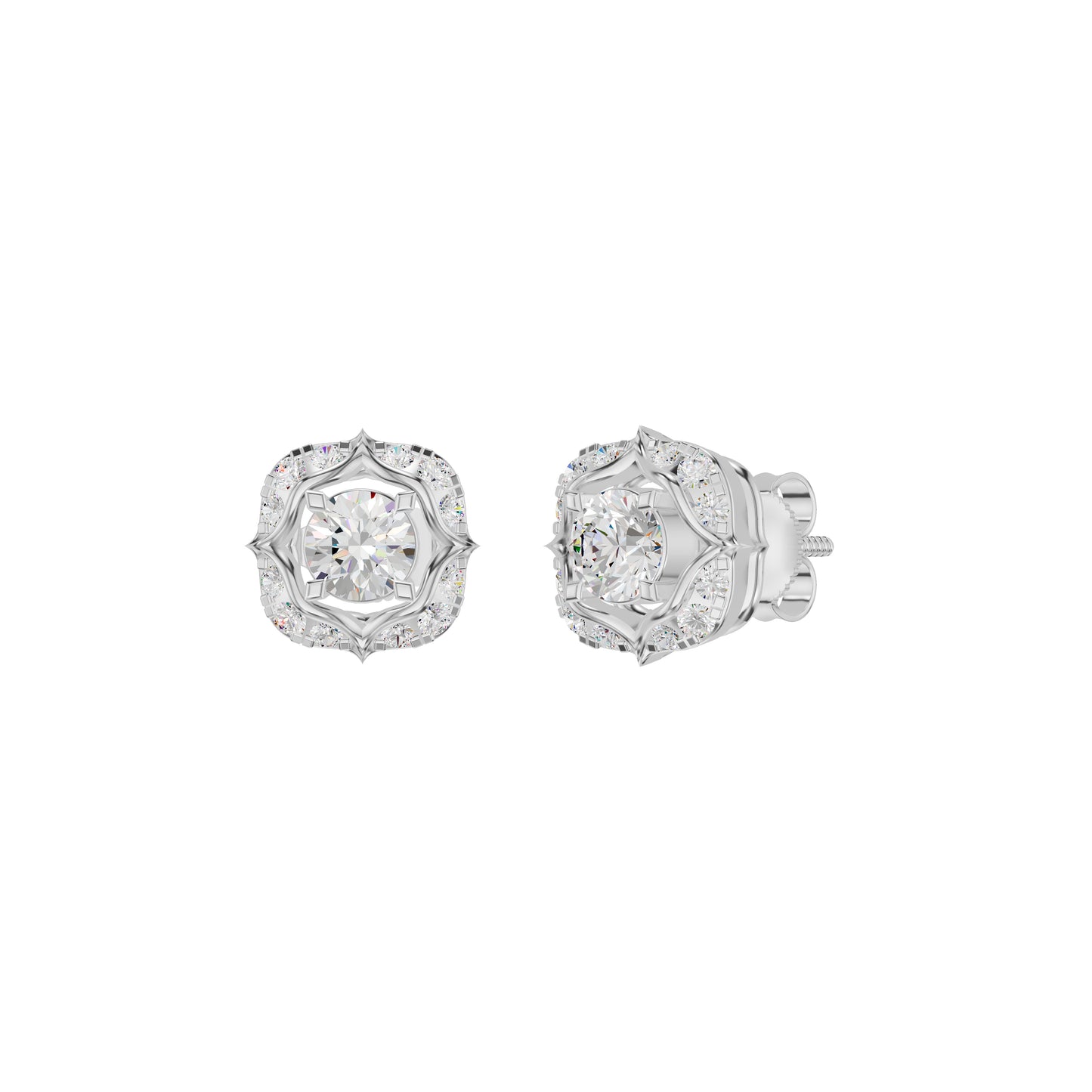 ID-LGERA25831XX 18 KT / White Gold