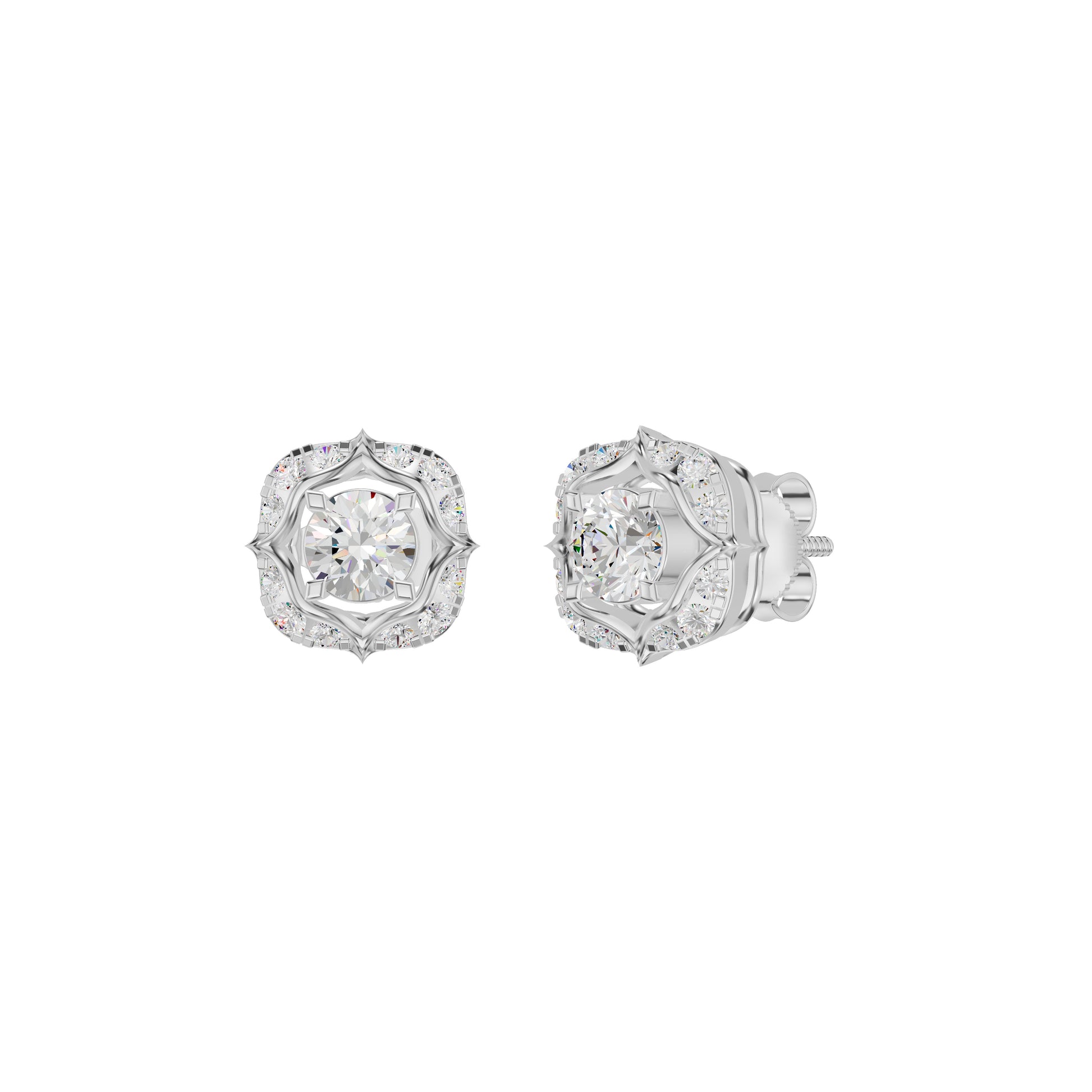 ID-LGERA25831XX 18 KT / White Gold