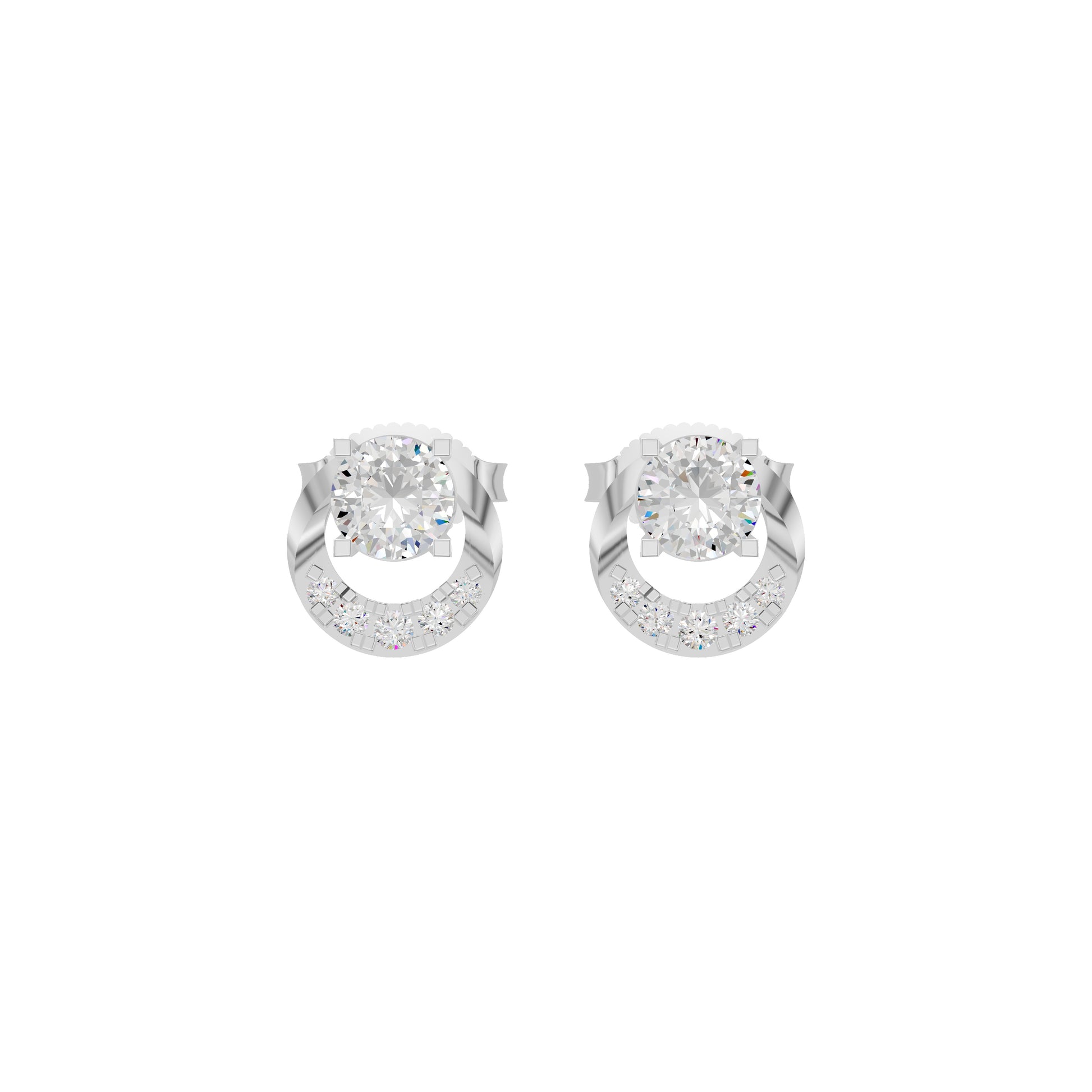 ID-LGERA25832XX 18 KT / White Gold