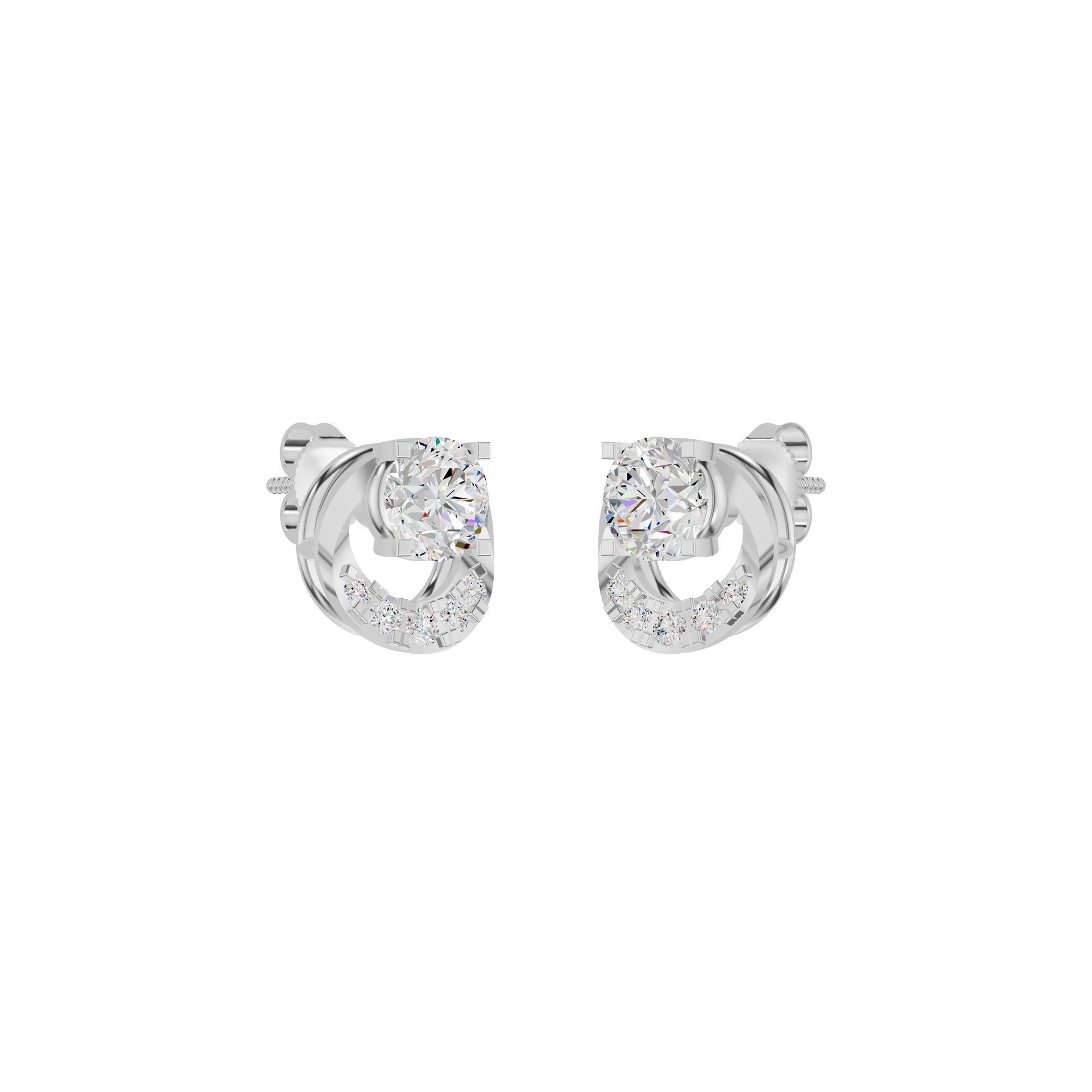ID-LGERA25832XX 18 KT / White Gold