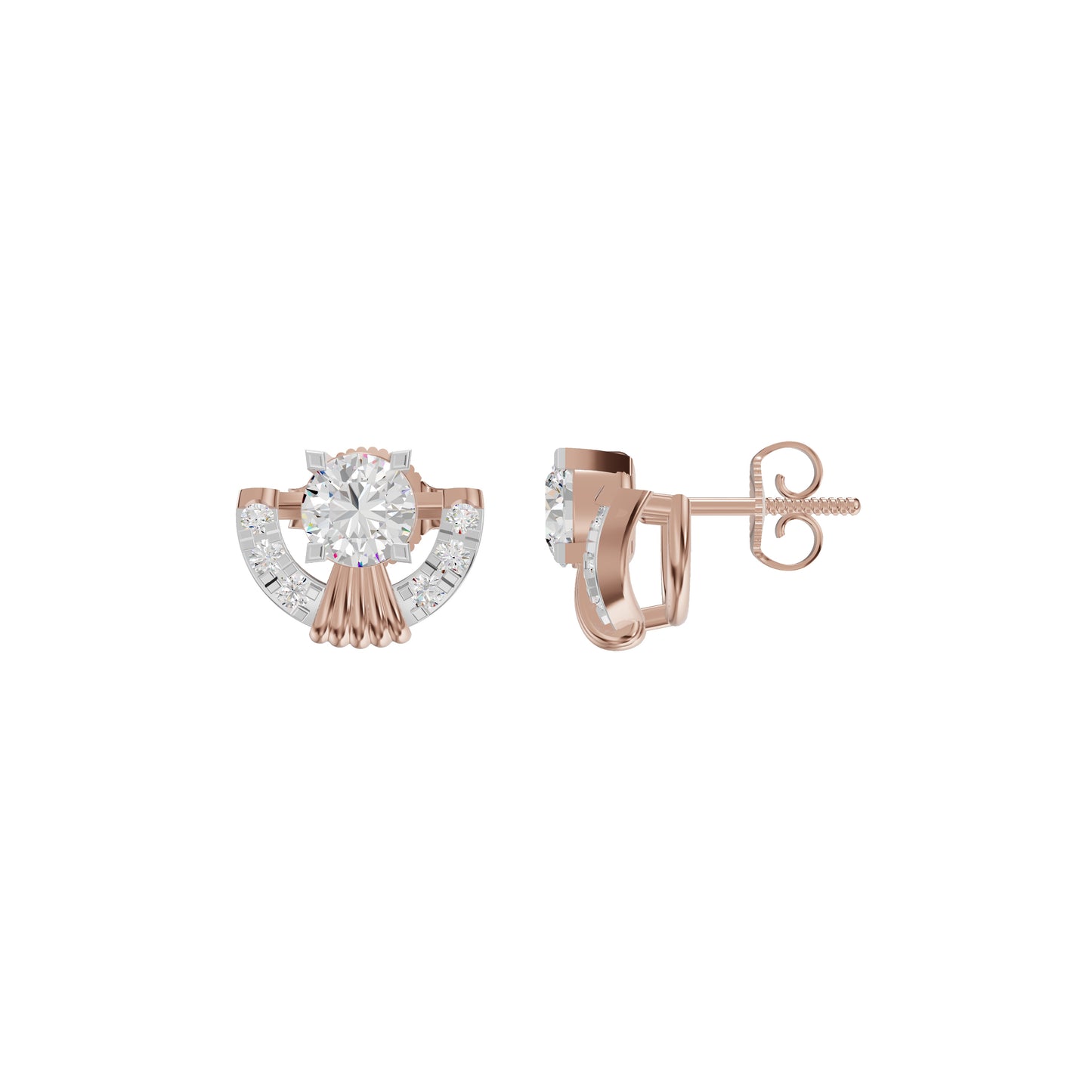 ID-LGERA25835XX 18 KT / Rose Gold