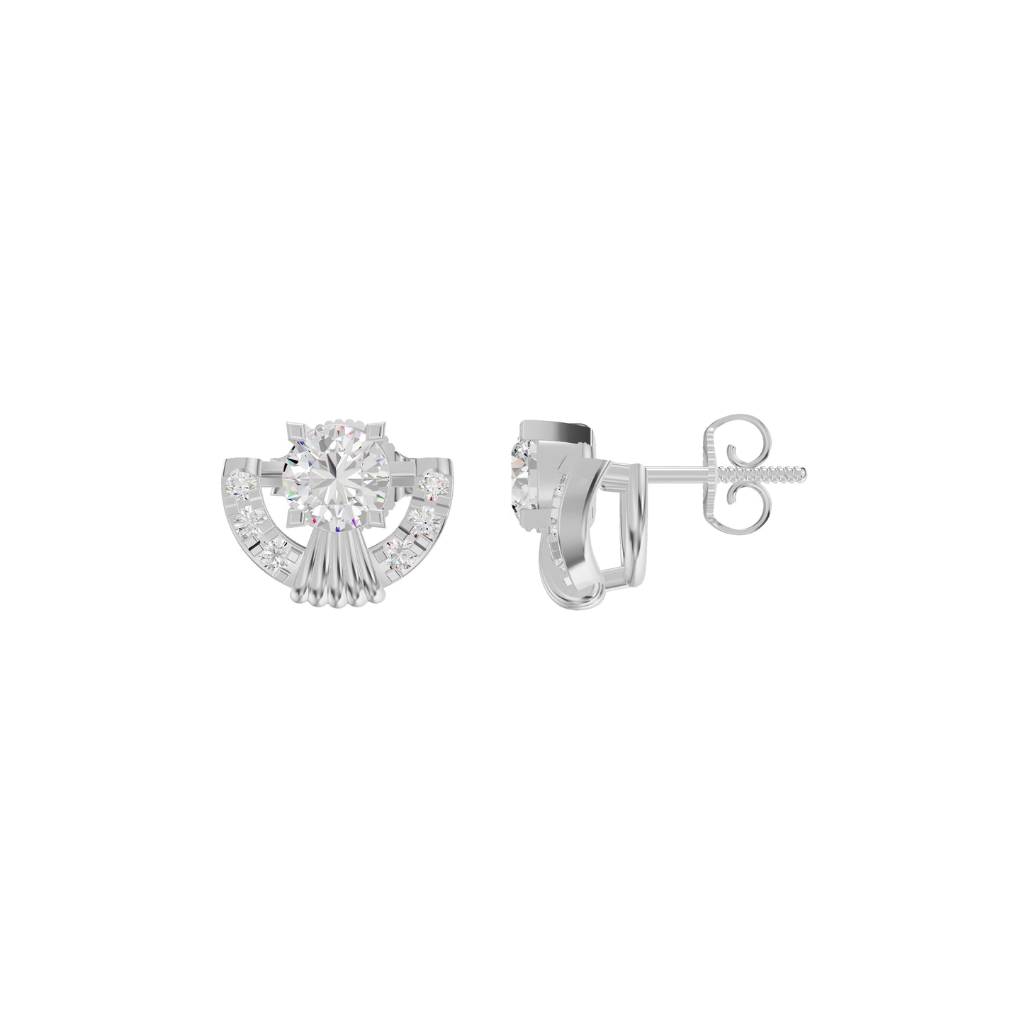 ID-LGERA25835XX 18 KT / White Gold