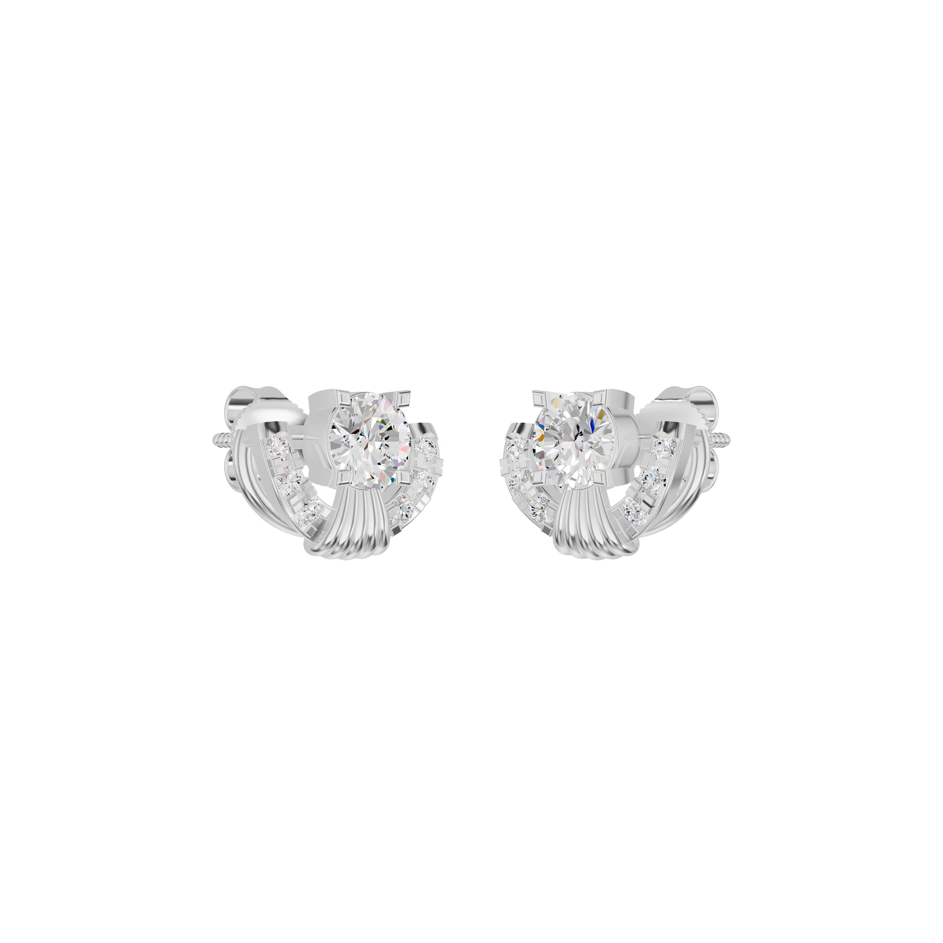 ID-LGERA25835XX 18 KT / White Gold