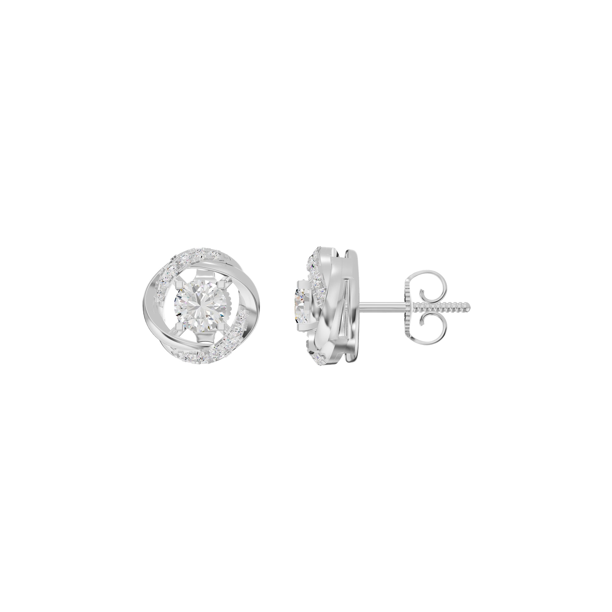 ID-LGERA25836XX 18 KT / White Gold