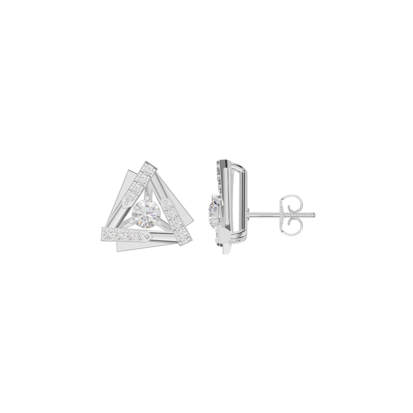 ID-LGERA25837XX 18 KT / White Gold