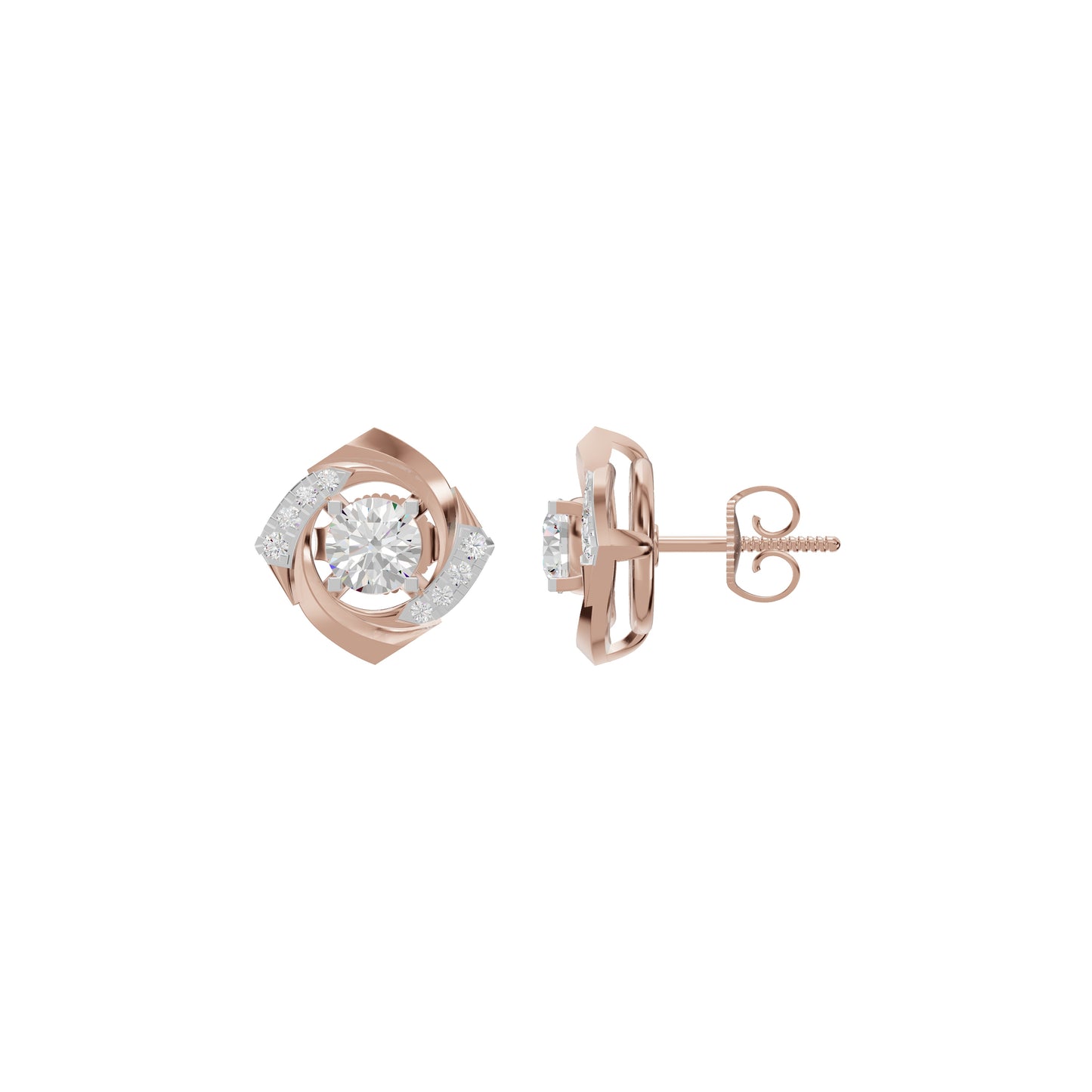 ID-LGERA25838XX 18 KT / Rose Gold