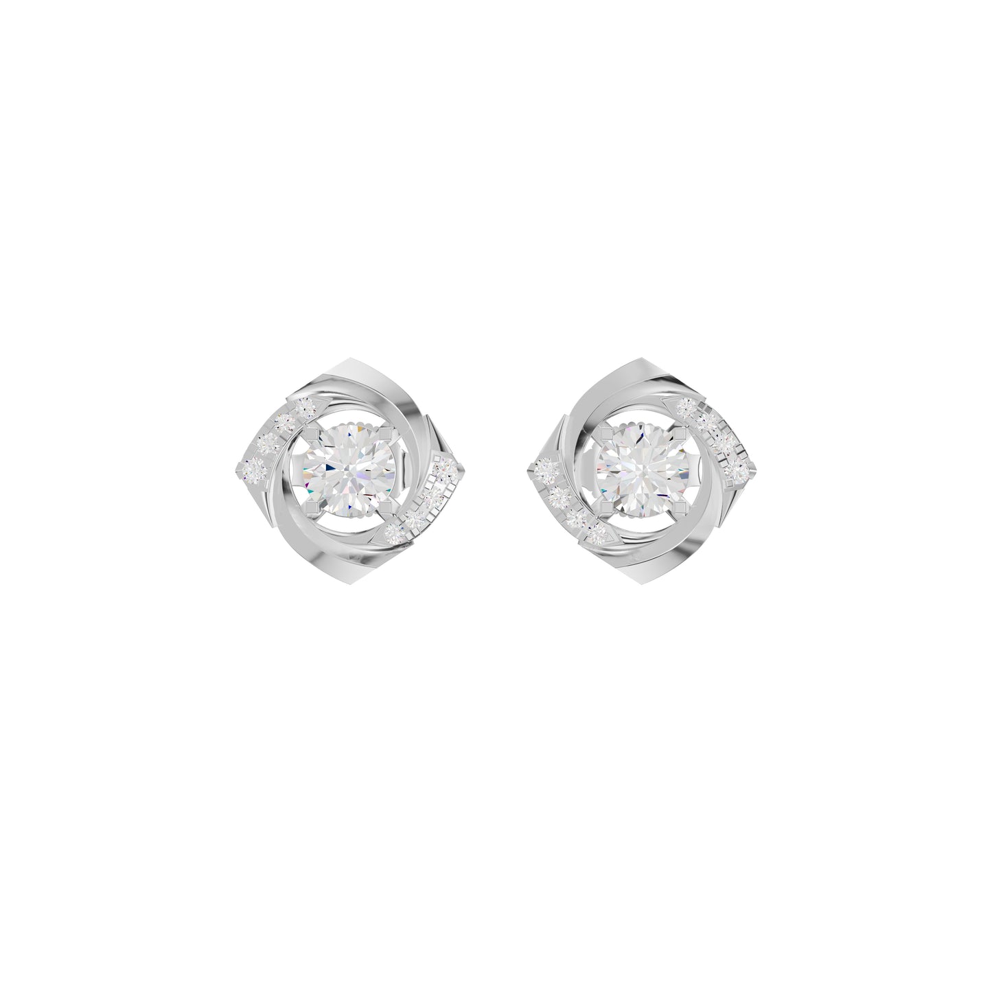 ID-LGERA25838XX 18 KT / White Gold