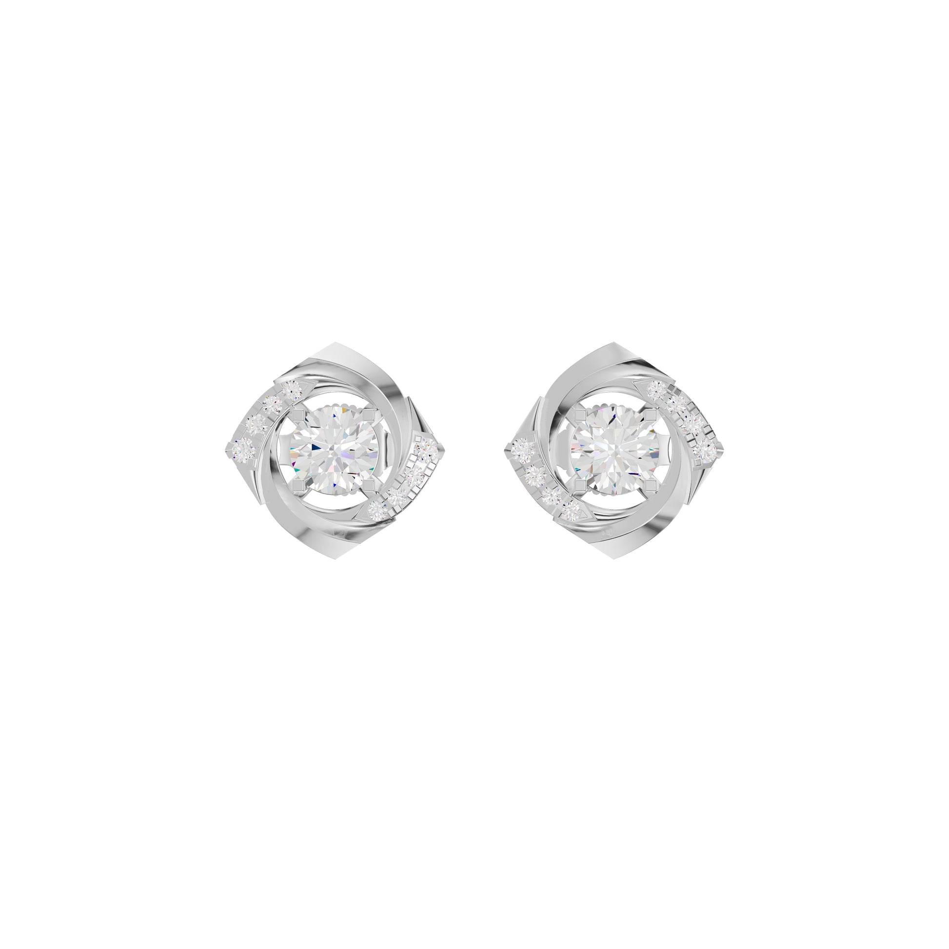 ID-LGERA25838XX 18 KT / White Gold