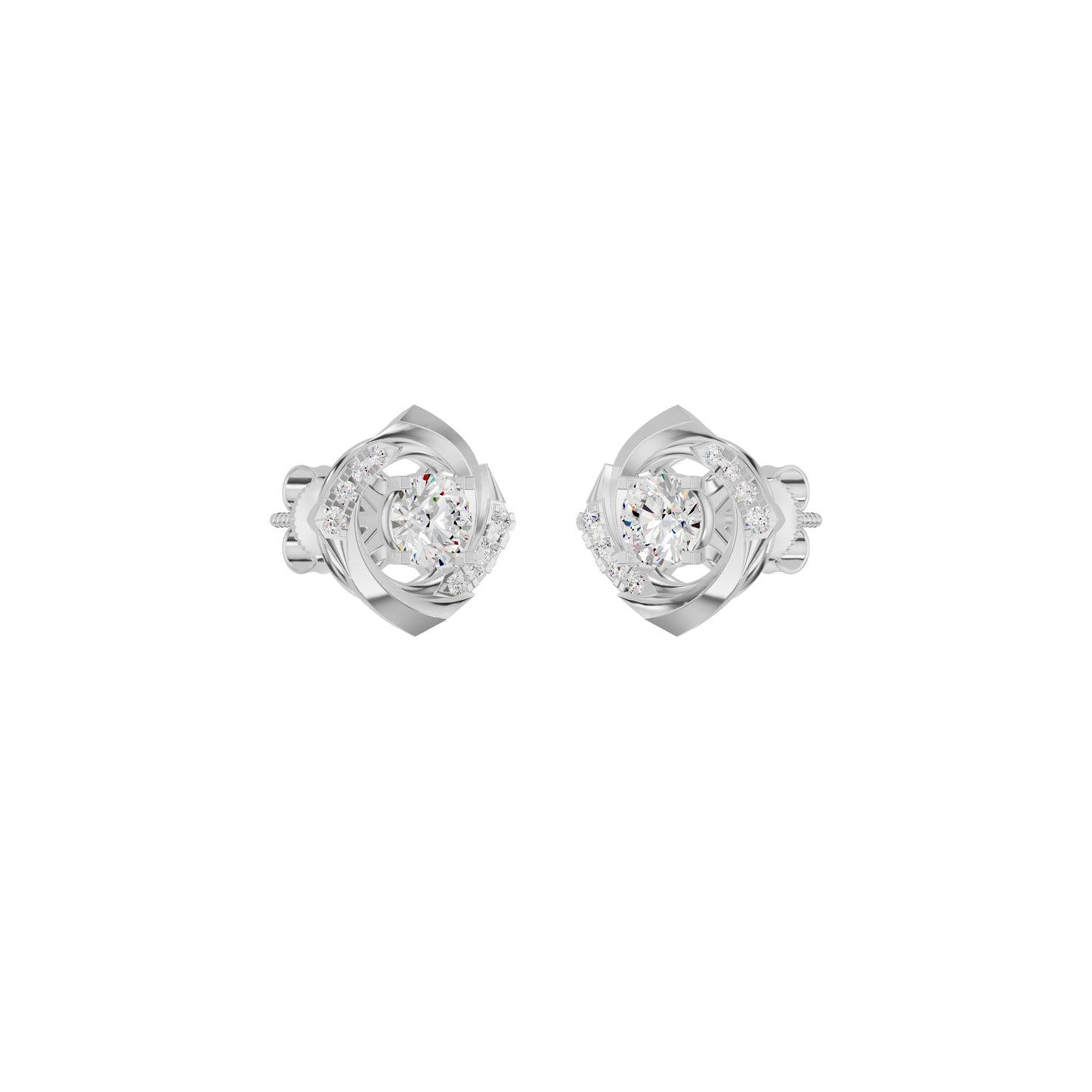 ID-LGERA25838XX 18 KT / White Gold