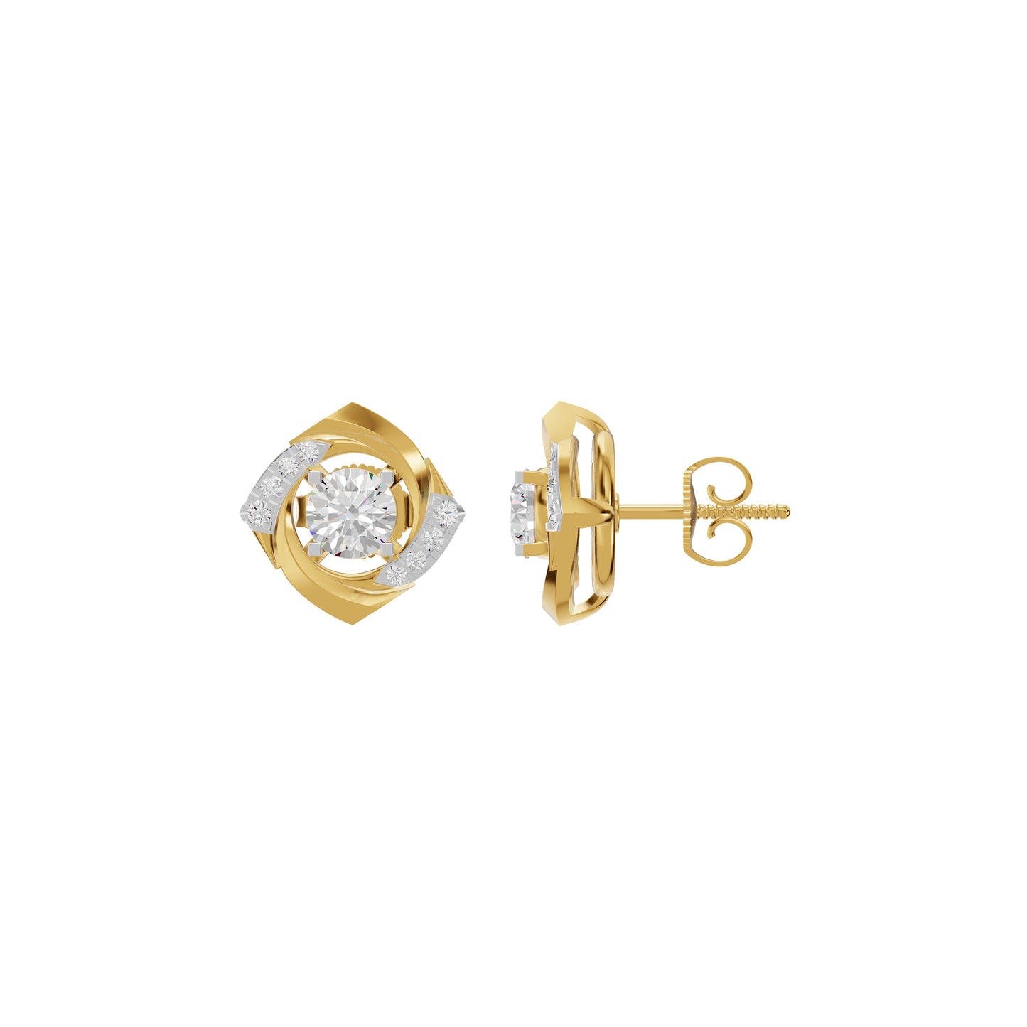 ID-LGERA25838XX 18 KT / Yellow Gold