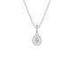 Pearlisse Halo Diamond Pendant