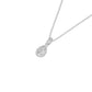 Pearlisse Halo Diamond Pendant