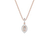 Navyra Marquise Diamond Pendant 18 KT / Rose Gold