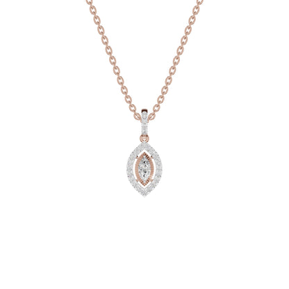 Navyra Marquise Diamond Pendant 18 KT / Rose Gold
