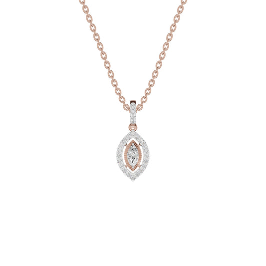 Navyra Marquise Diamond Pendant 18 KT / Rose Gold