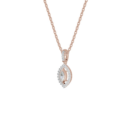 Navyra Marquise Diamond Pendant 18 KT / Rose Gold