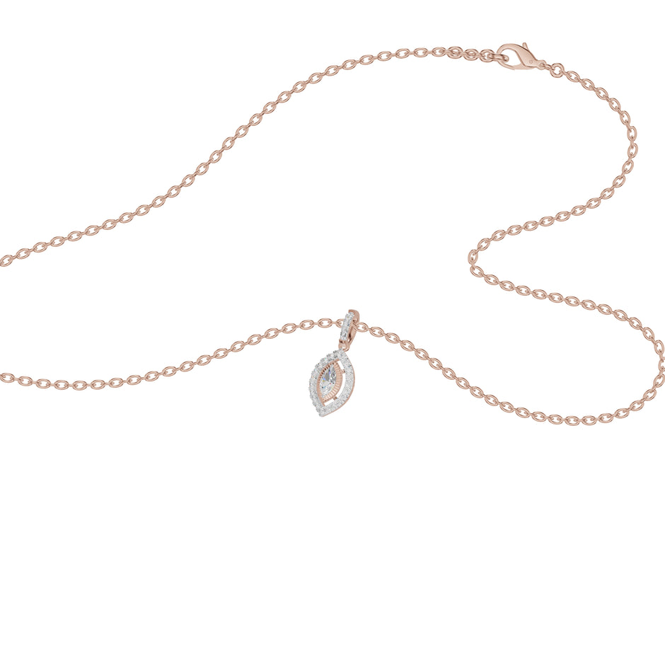 Navyra Marquise Diamond Pendant 18 KT / Rose Gold