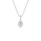 Navyra Marquise Diamond Pendant 18 KT / White Gold