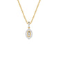 Navyra Marquise Diamond Pendant 18 KT / Yellow Gold
