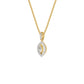 Navyra Marquise Diamond Pendant 18 KT / Yellow Gold