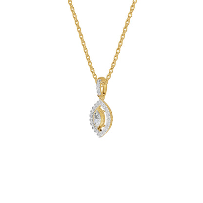 Navyra Marquise Diamond Pendant 18 KT / Yellow Gold