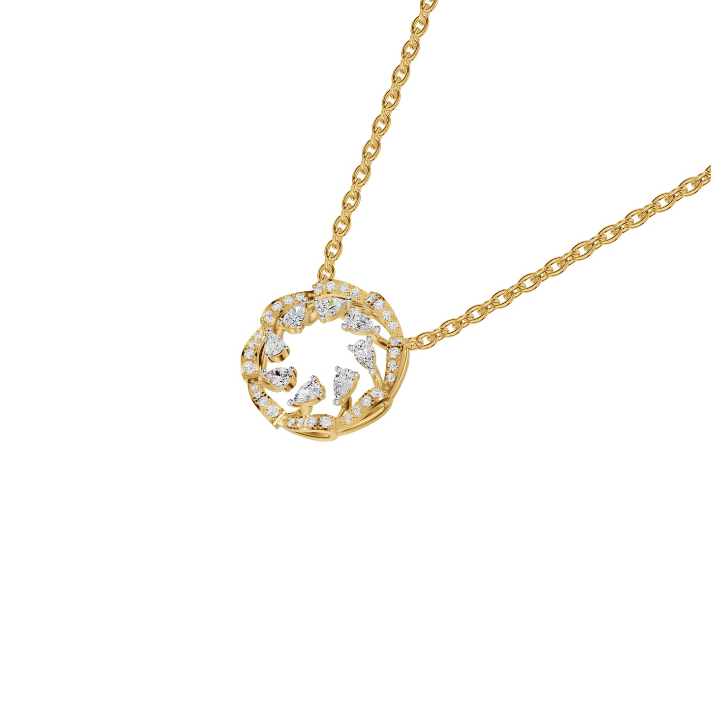 ID-LGPAX19196XA 18 KT / Yellow Gold