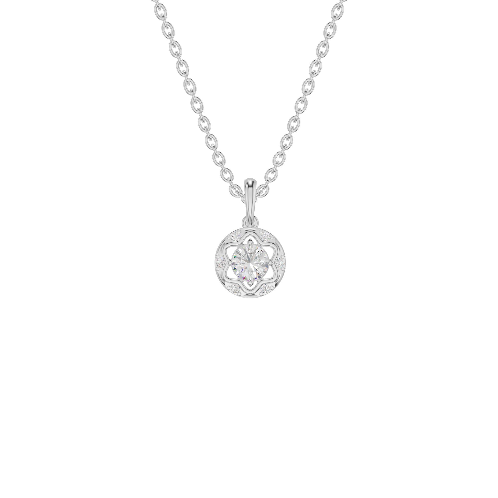 ID-LGPAX24487XA 18 KT / White Gold