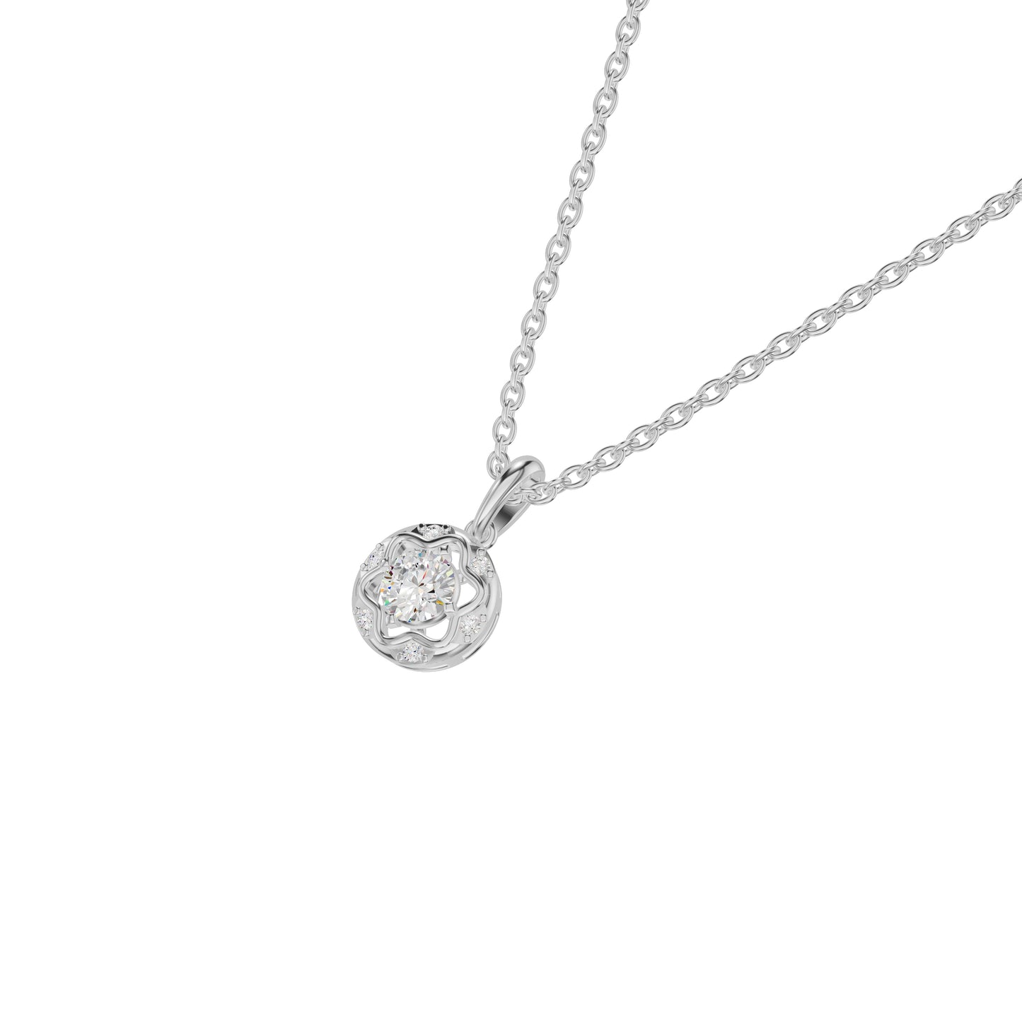 ID-LGPAX24487XA 18 KT / White Gold