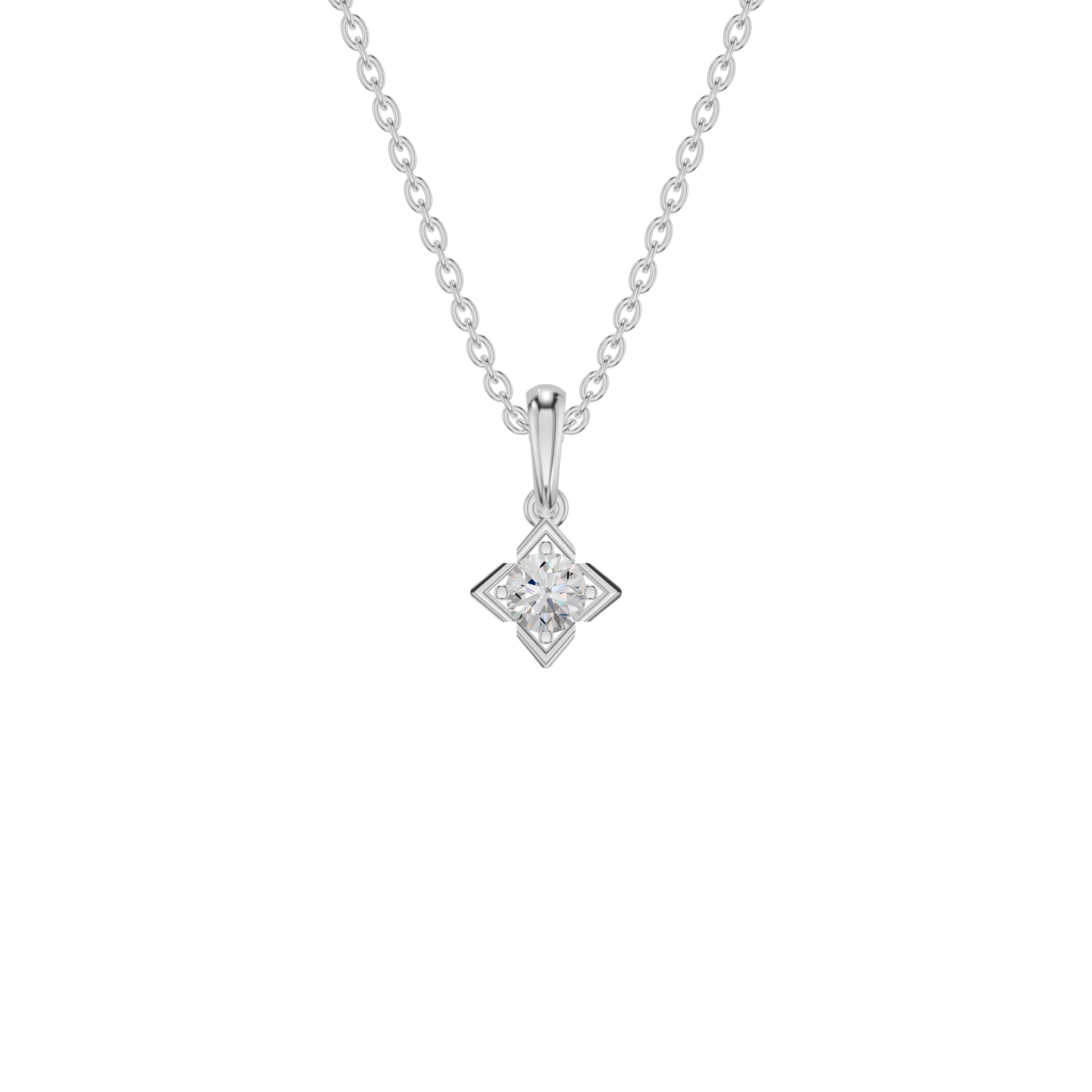 ID-LGPAX24493XX 18 KT / White Gold