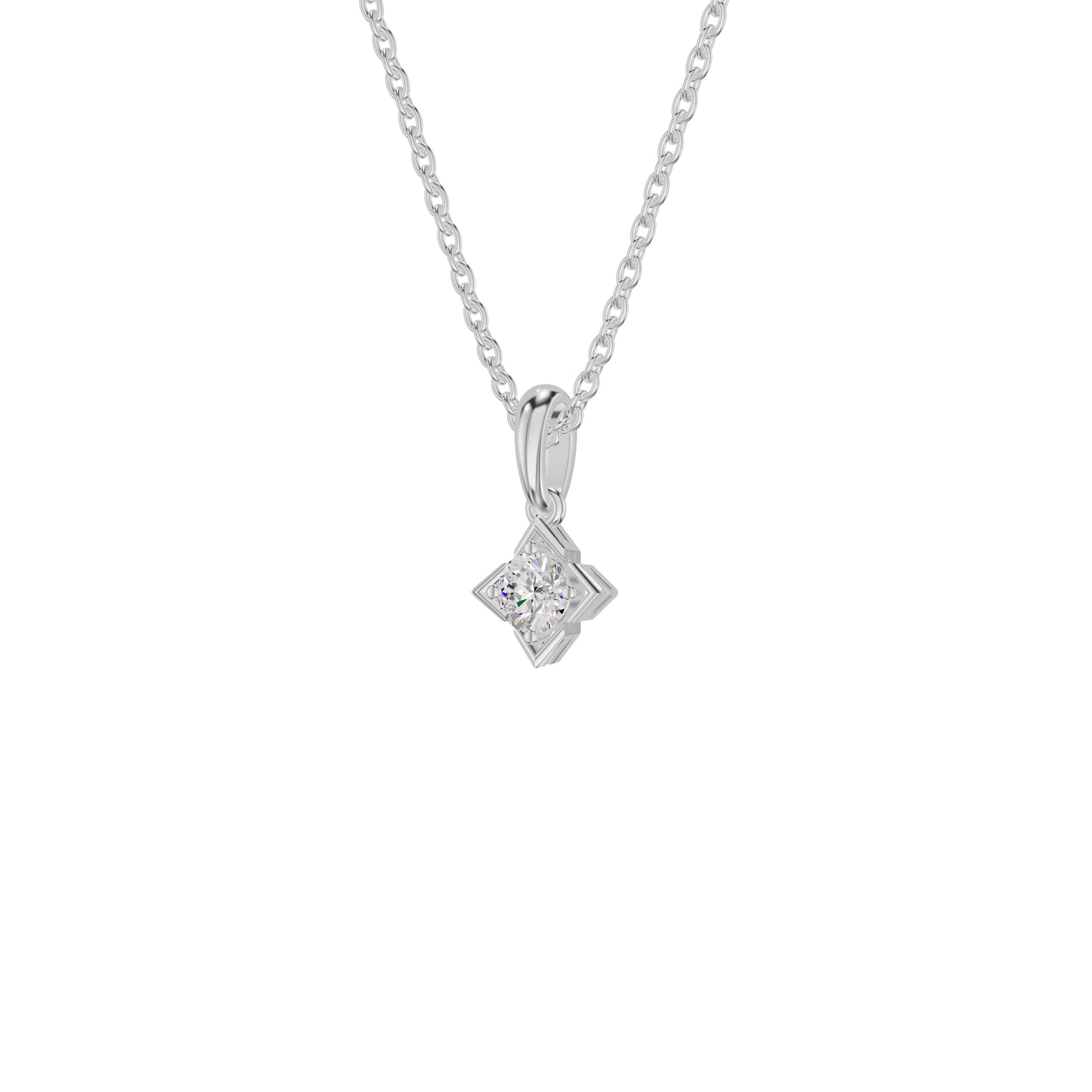 ID-LGPAX24493XX 18 KT / White Gold