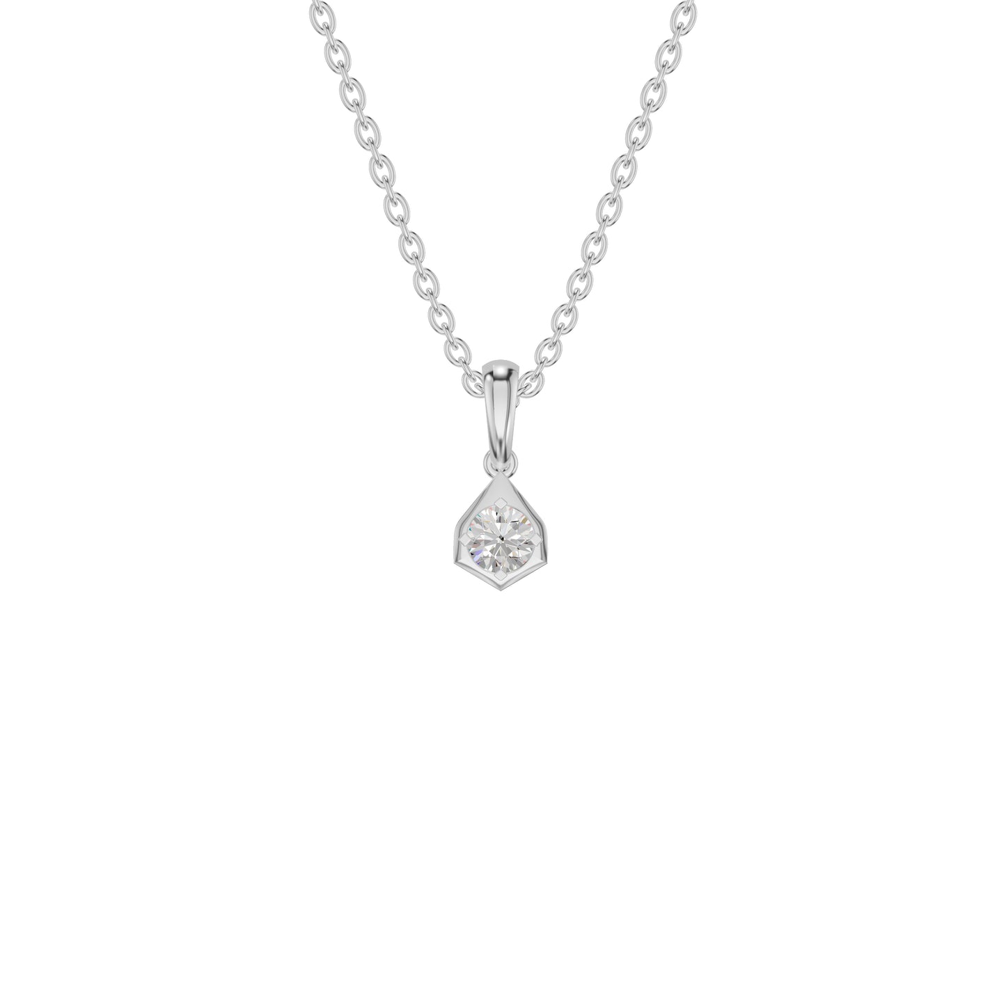 ID-LGPAX24494XX 18 KT / White Gold
