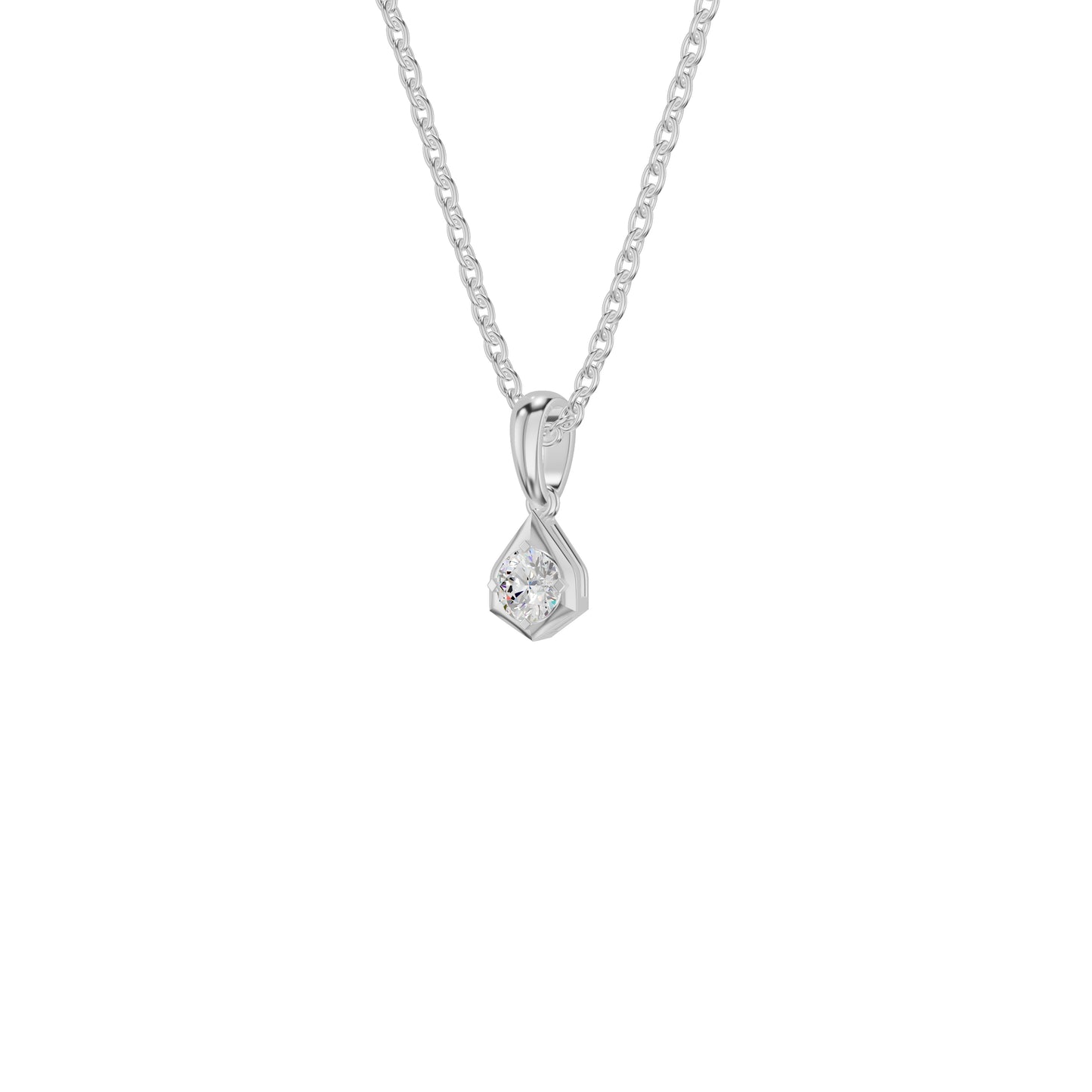 ID-LGPAX24494XX 18 KT / White Gold