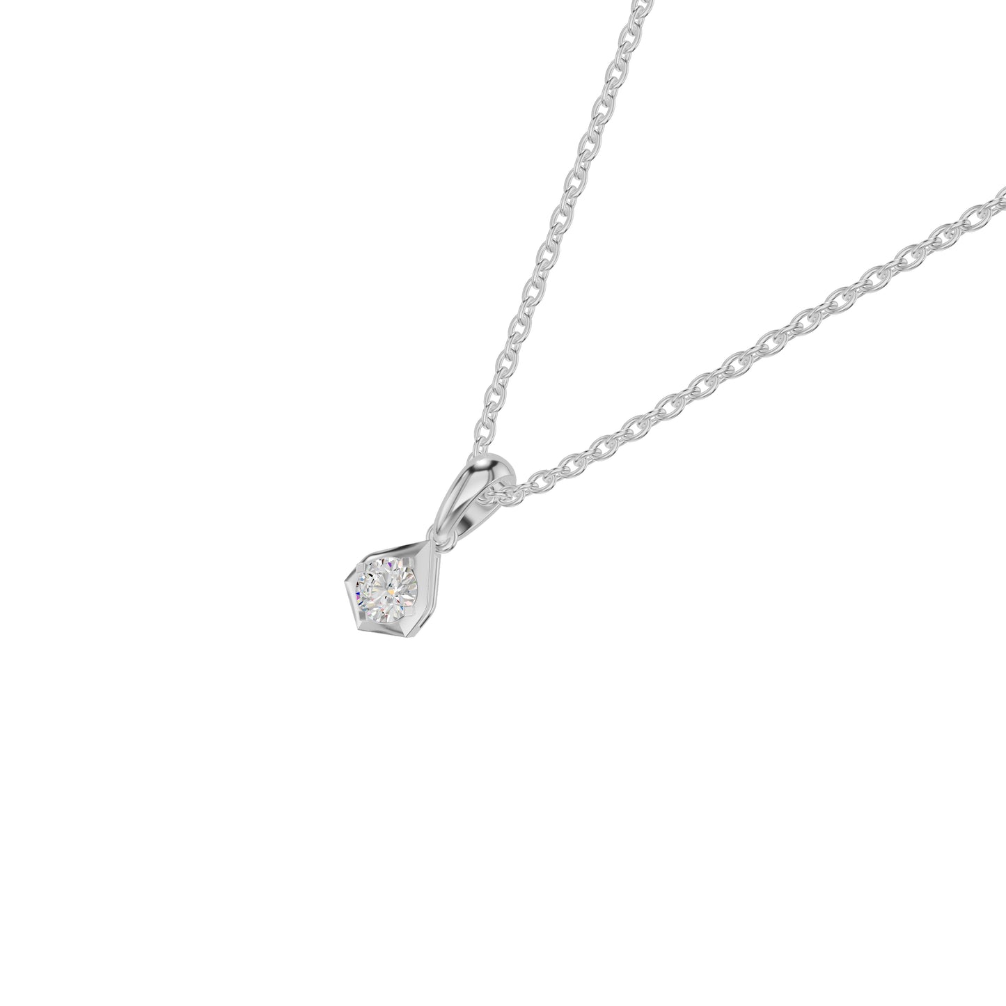 ID-LGPAX24494XX 18 KT / White Gold