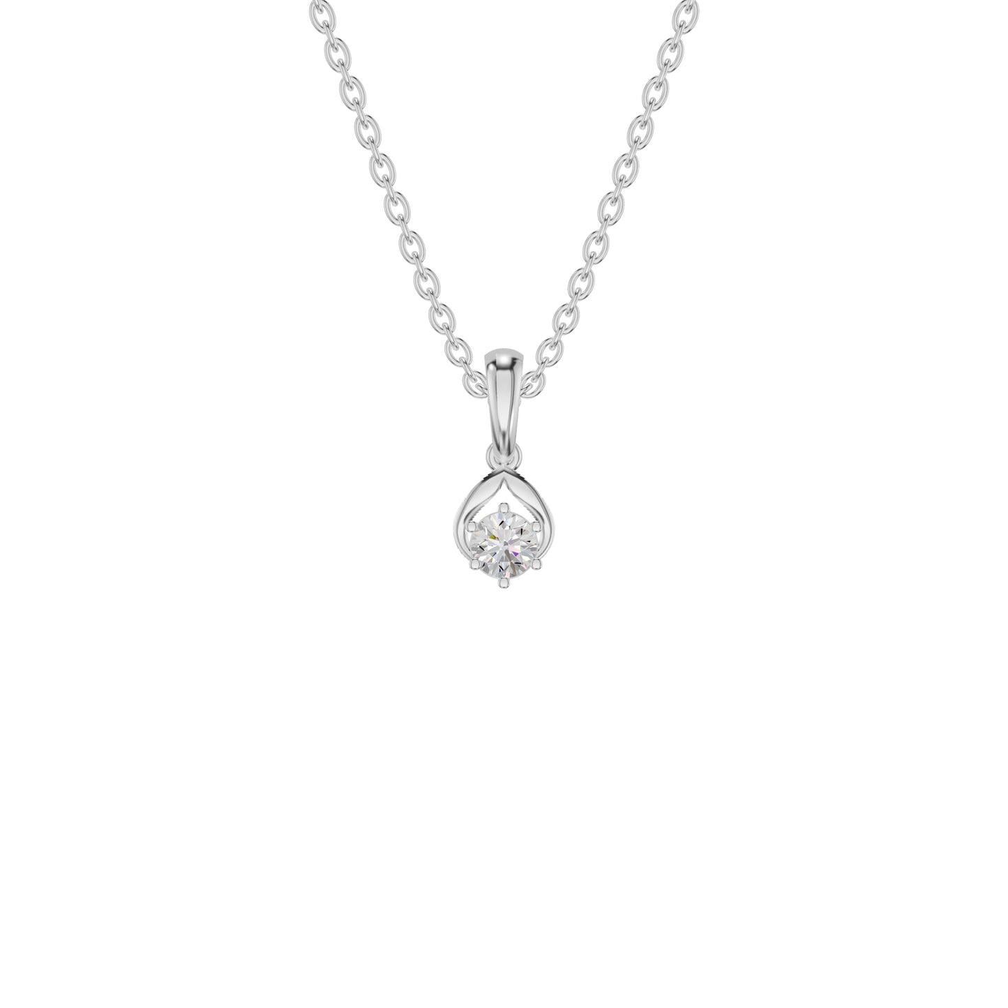 ID-LGPAX24495XX 18 KT / White Gold