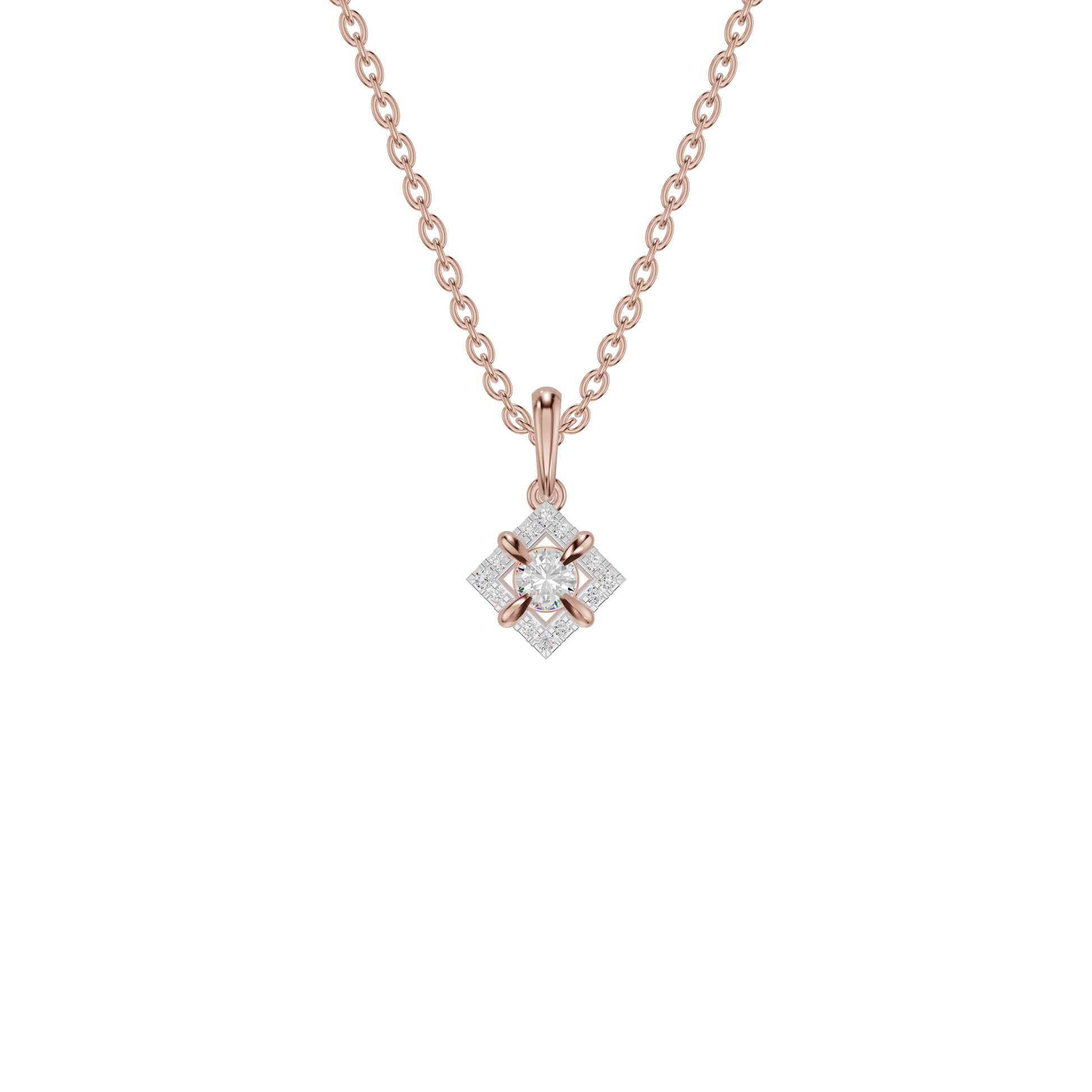 Astraquor Diamond Pendant 18 KT / Rose Gold