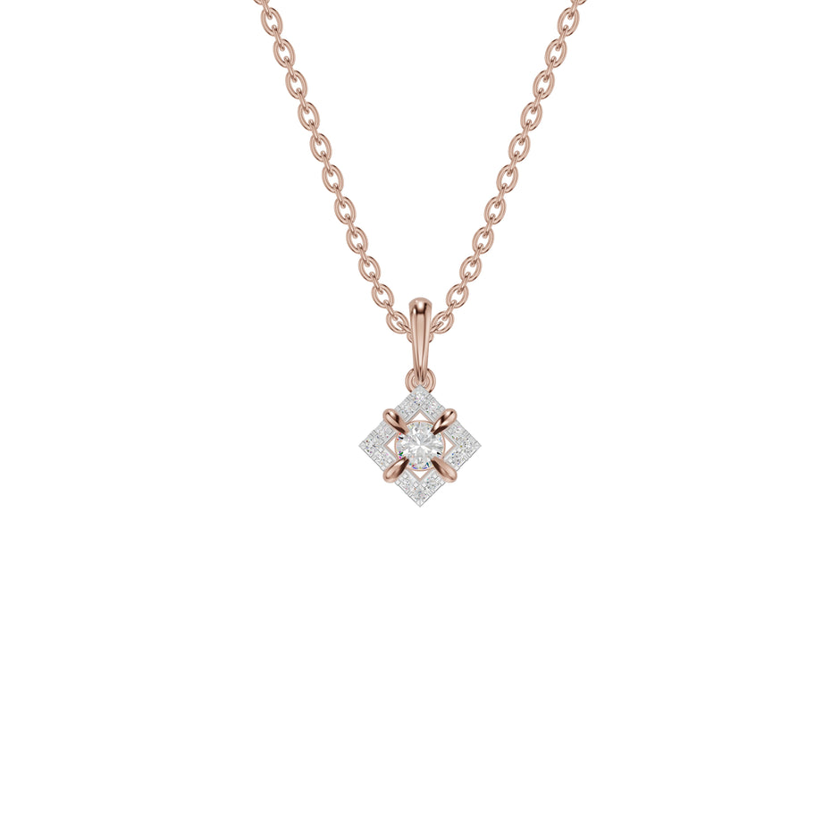 Astraquor Diamond Pendant 18 KT / Rose Gold