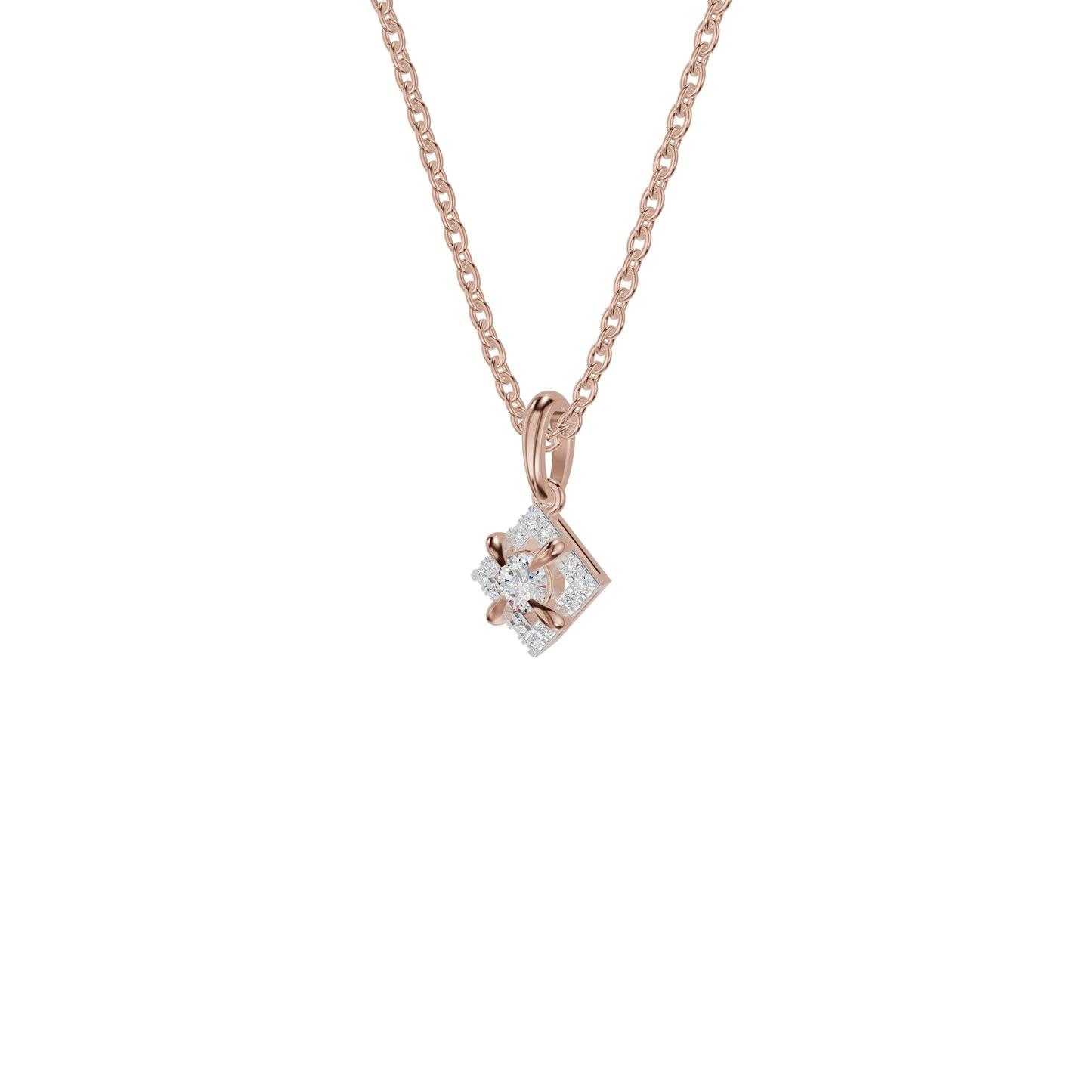 Astraquor Diamond Pendant 18 KT / Rose Gold