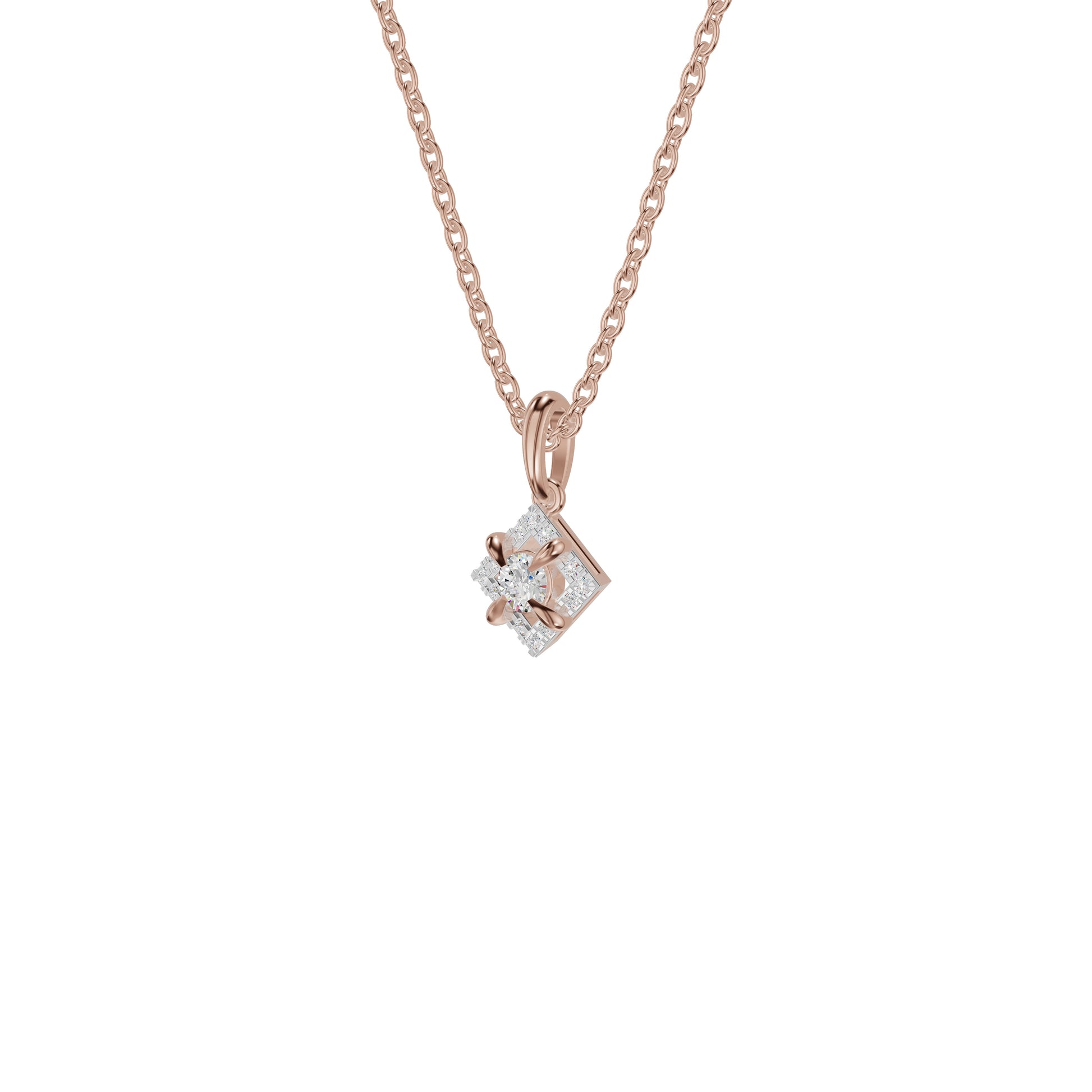 Astraquor Diamond Pendant 18 KT / Rose Gold