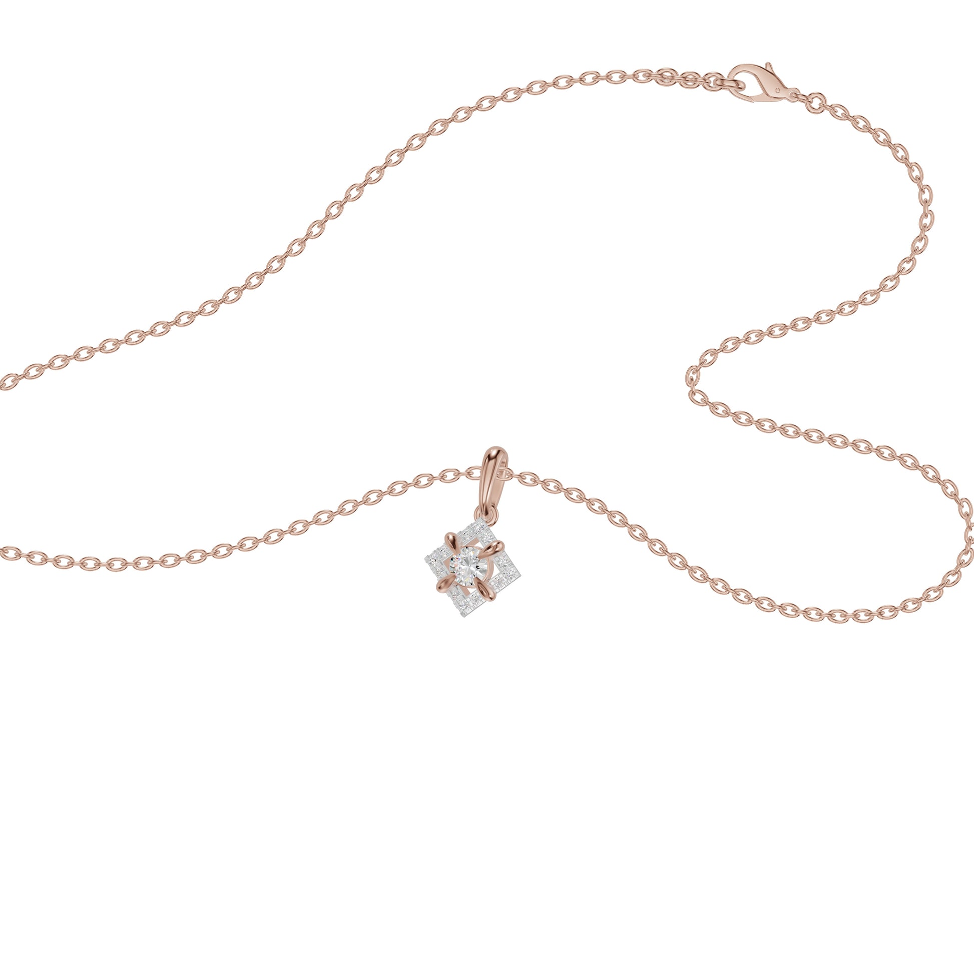 Astraquor Diamond Pendant 18 KT / Rose Gold