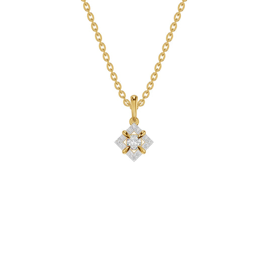 Astraquor Diamond Pendant 18 KT / Yellow Gold