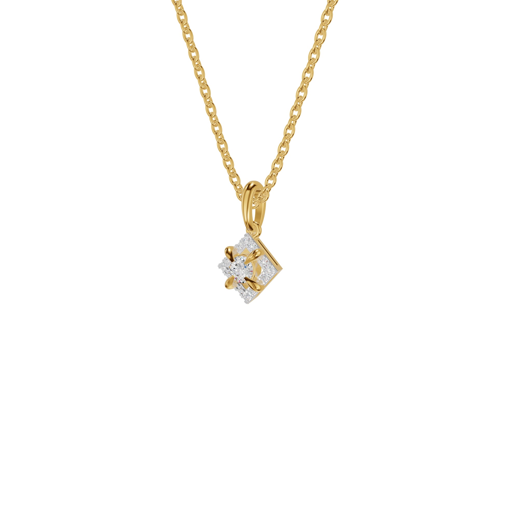 Astraquor Diamond Pendant 18 KT / Yellow Gold